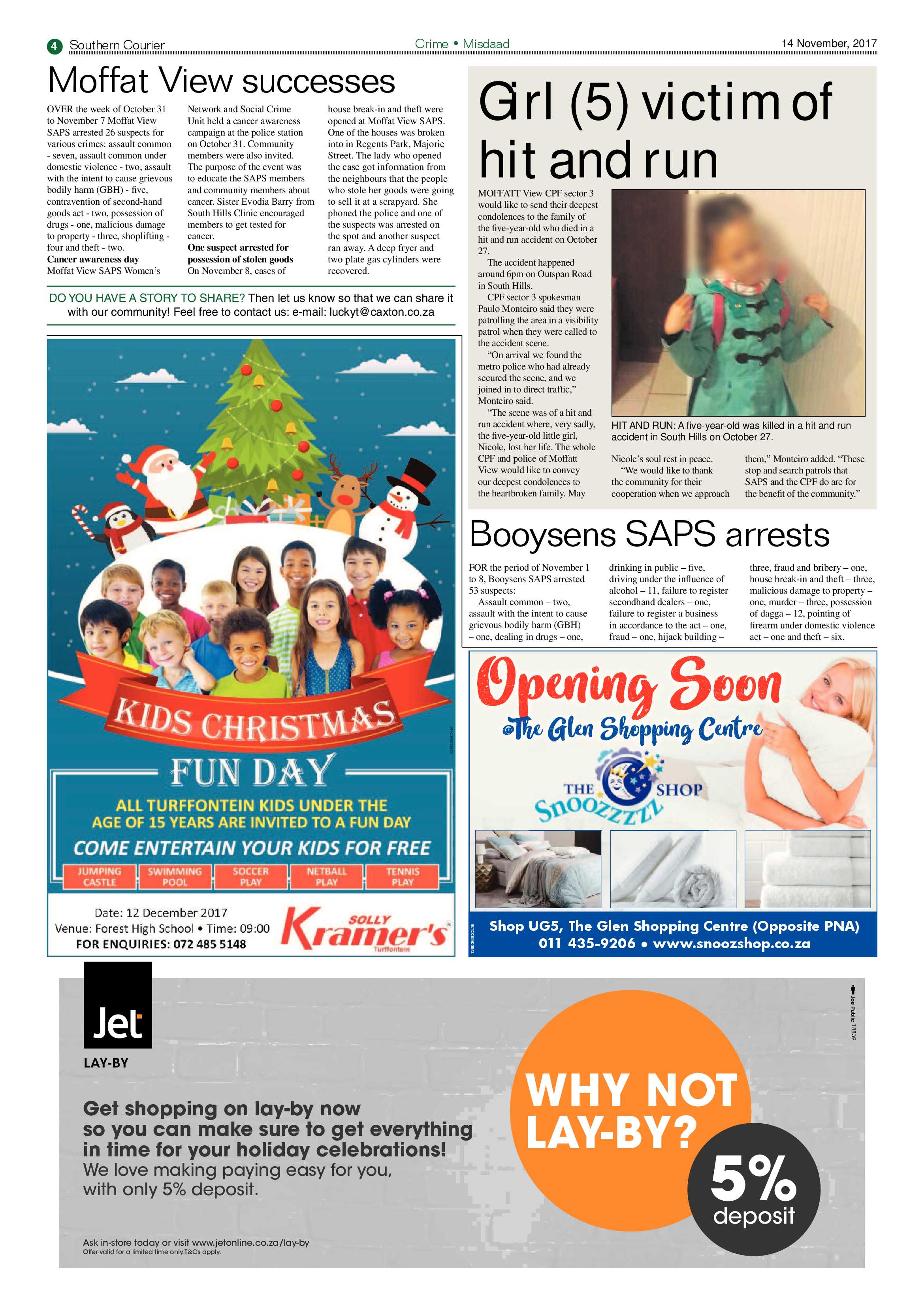 Southern Courier 14 November 2017 page 4