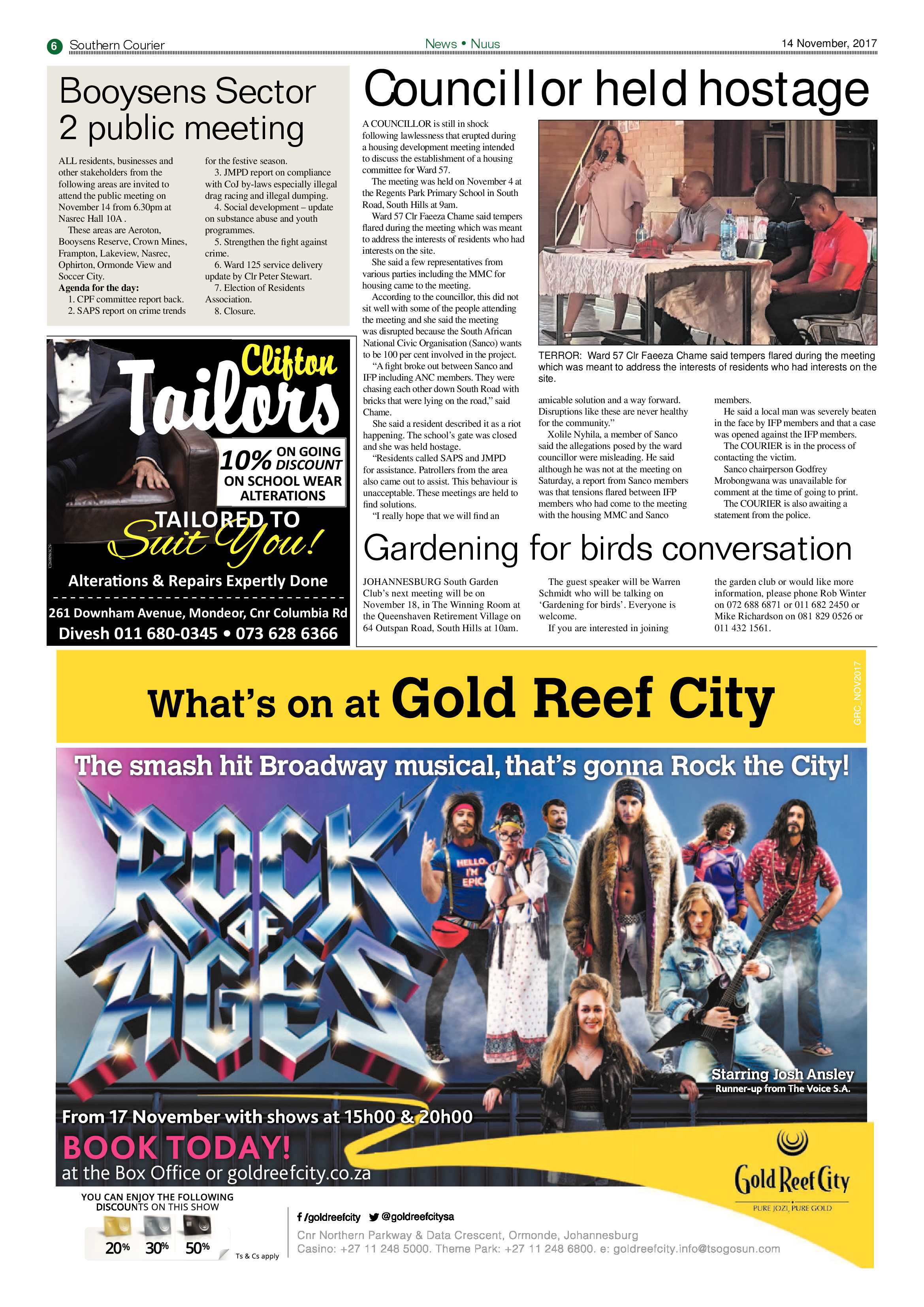 Southern Courier 14 November 2017 page 6