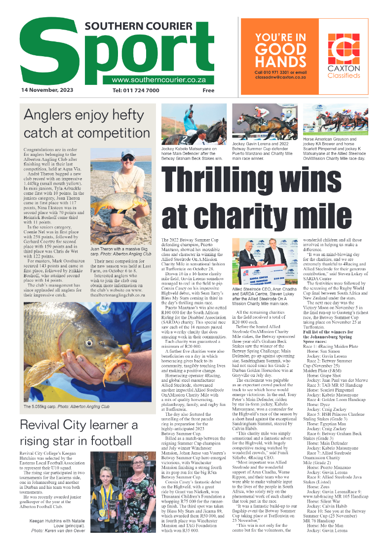 Southern Courier 14 November 2023 page 12