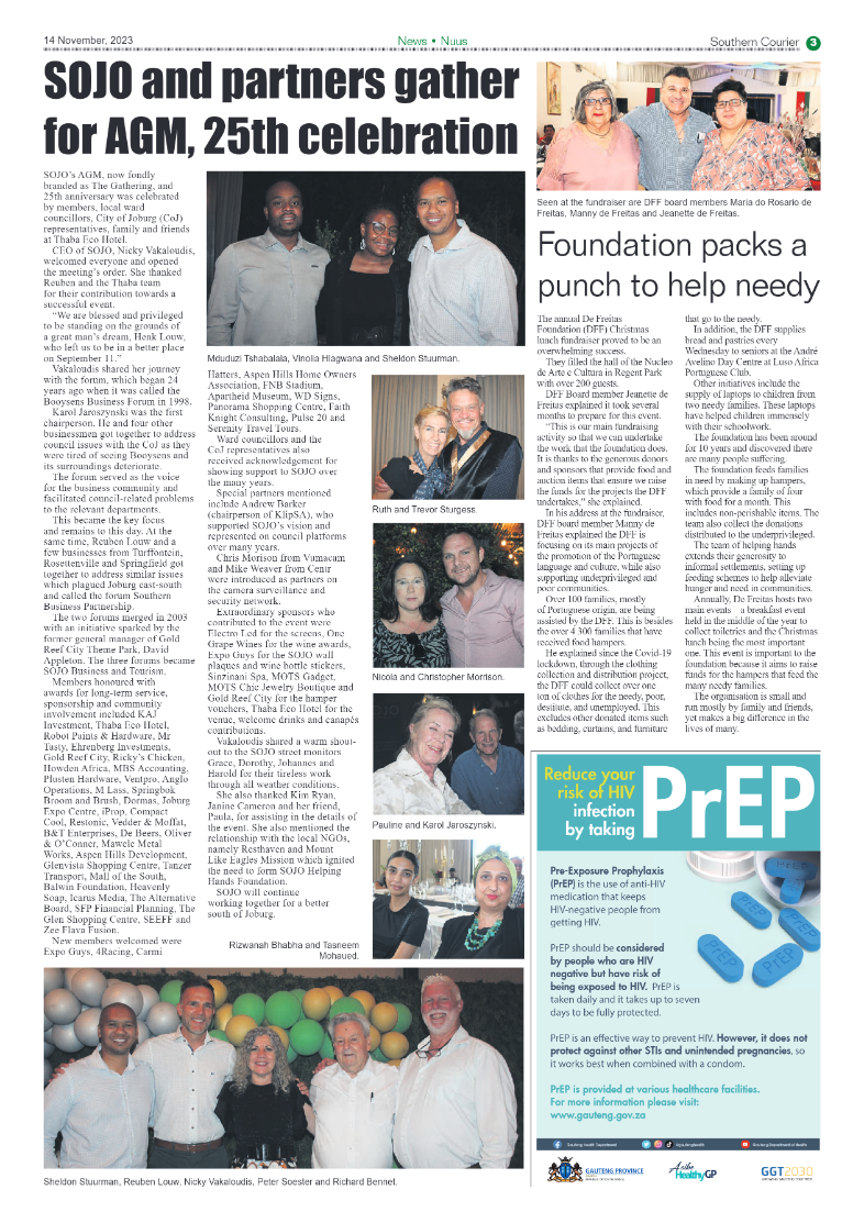 Southern Courier 14 November 2023 page 3