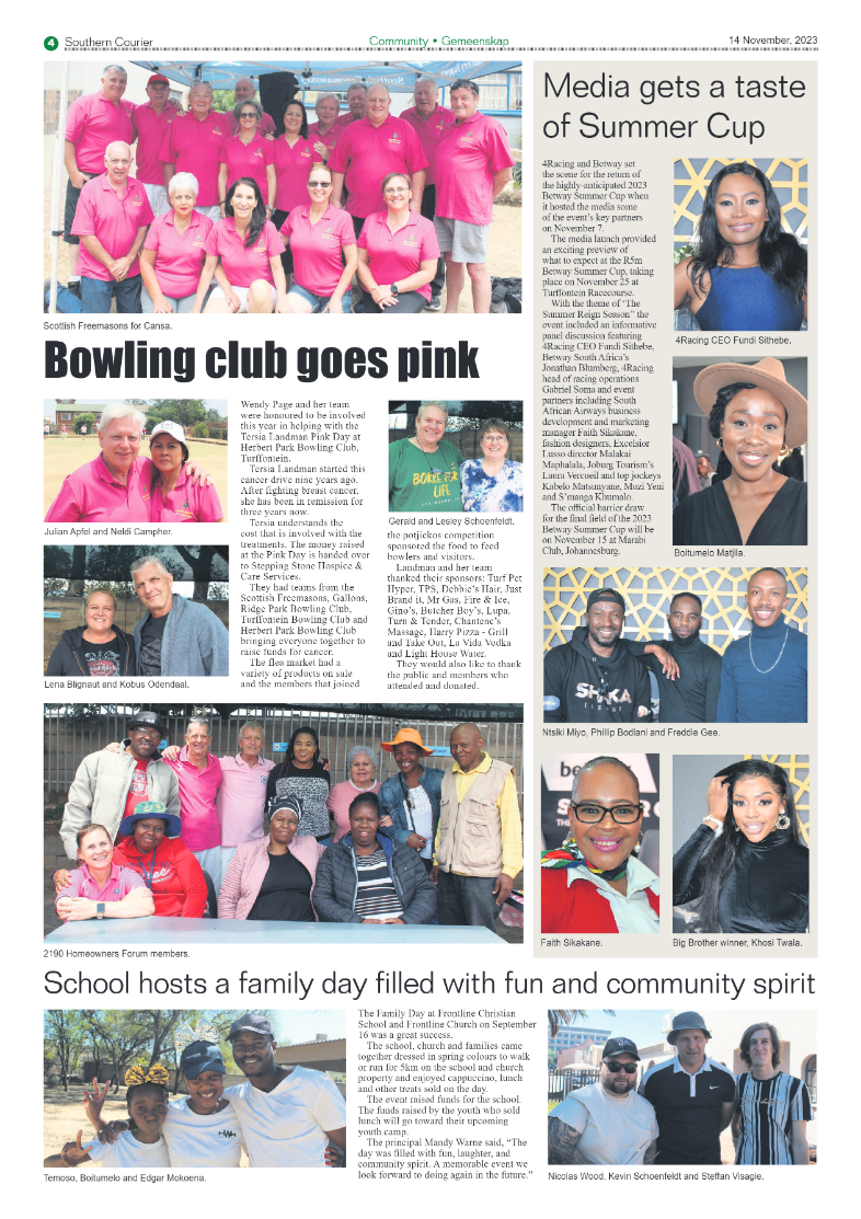 Southern Courier 14 November 2023 page 4