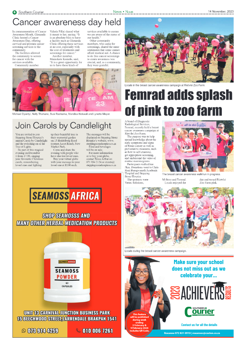 Southern Courier 14 November 2023 page 6