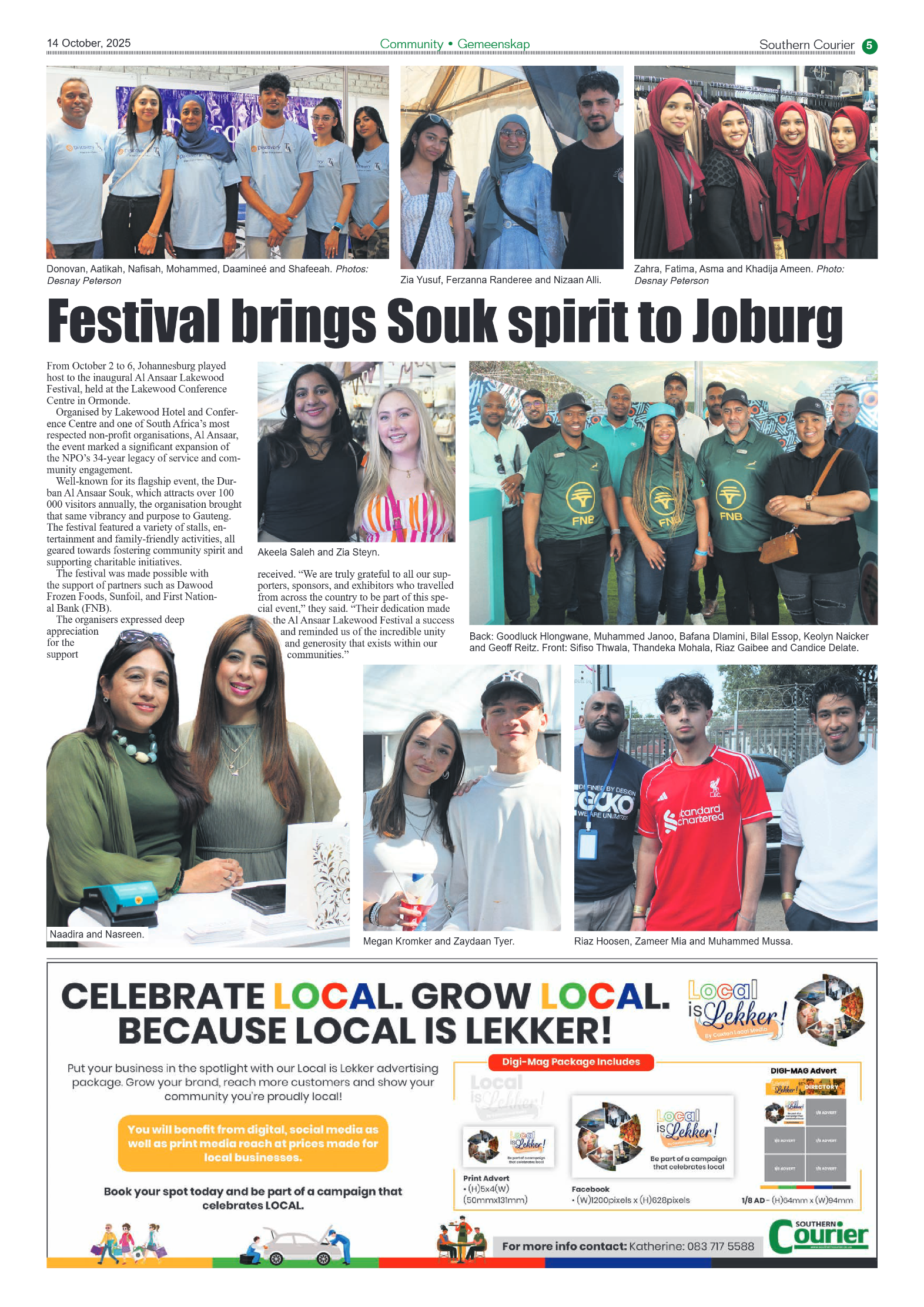 Southern Courier 14 October 2025 page 5