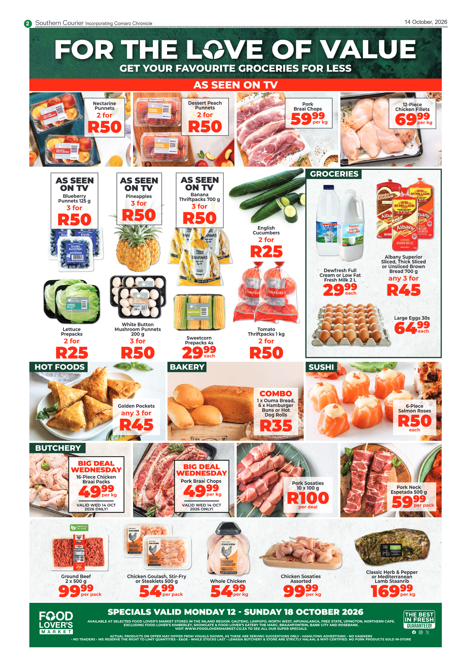 Southern Courier 14 October 2026 page 2