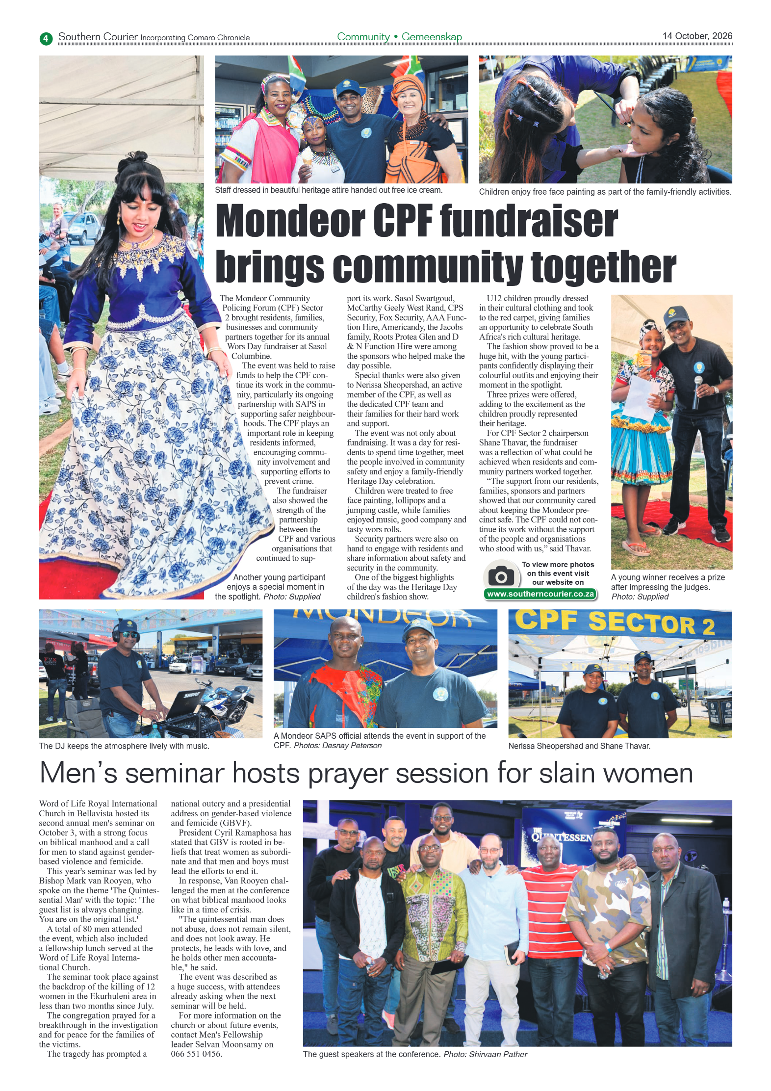 Southern Courier 14 October 2026 page 4