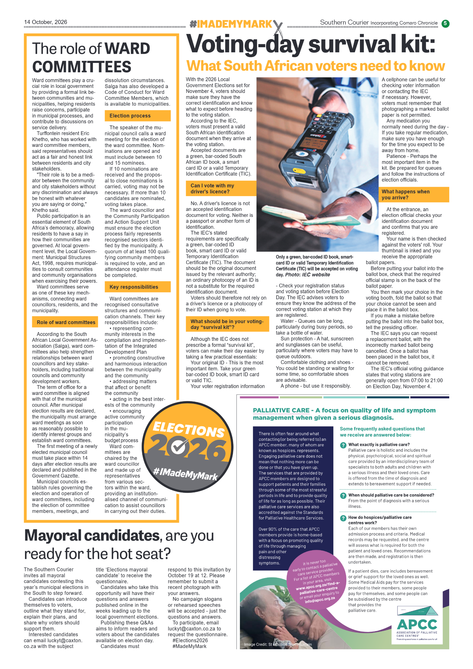 Southern Courier 14 October 2026 page 5
