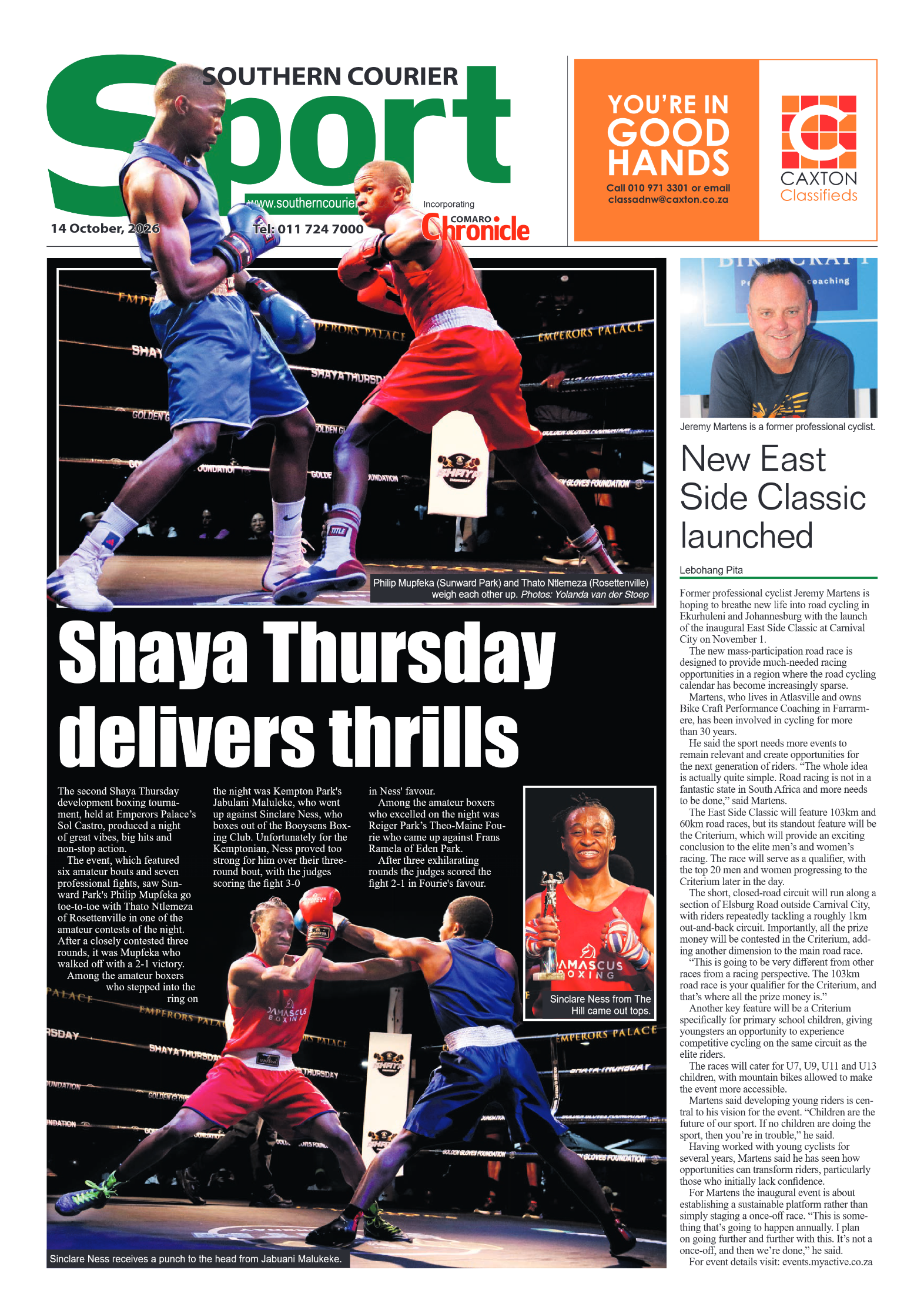 Southern Courier 14 October 2026 page 8