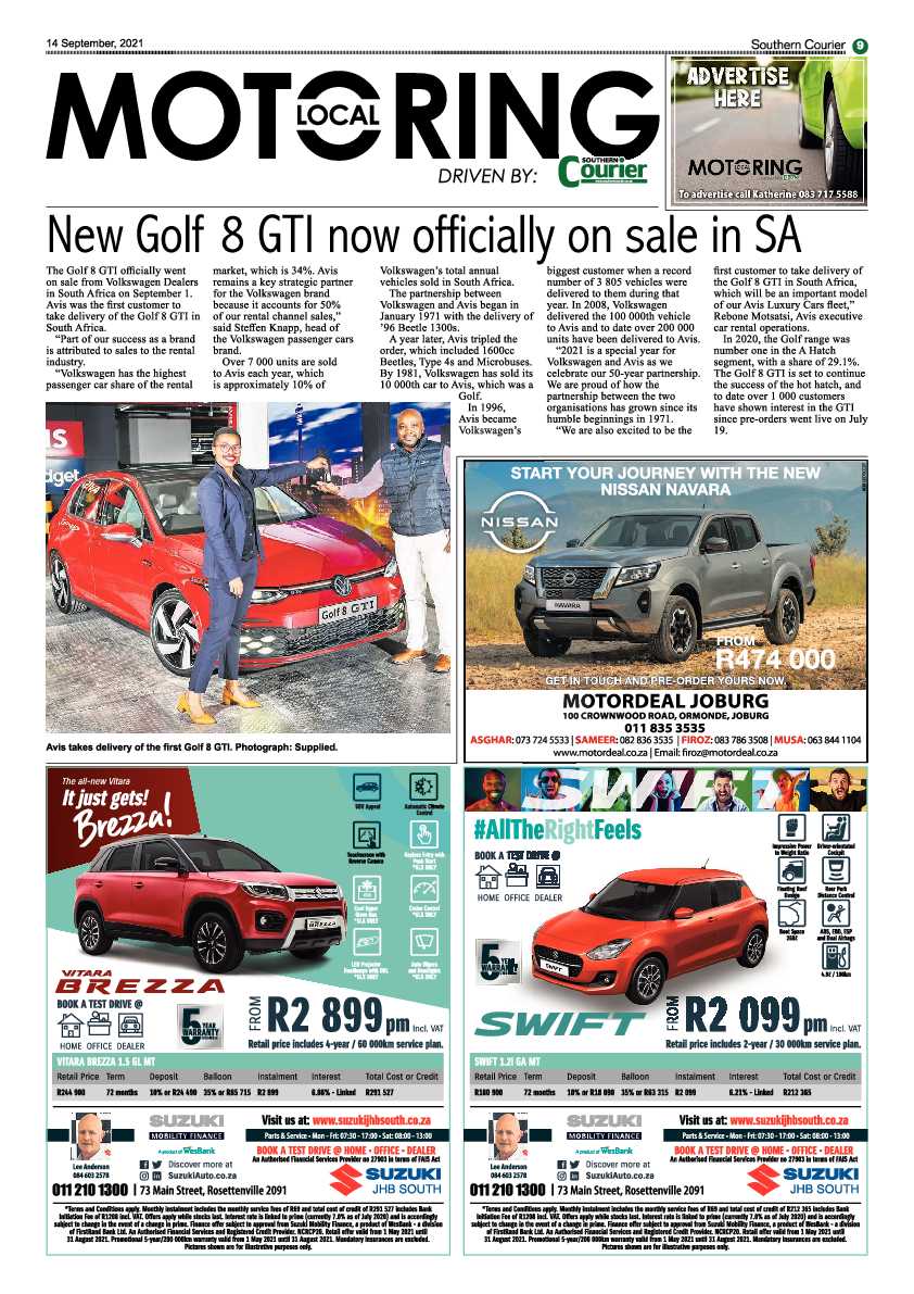 Southern Courier 14 September 2021 page 9