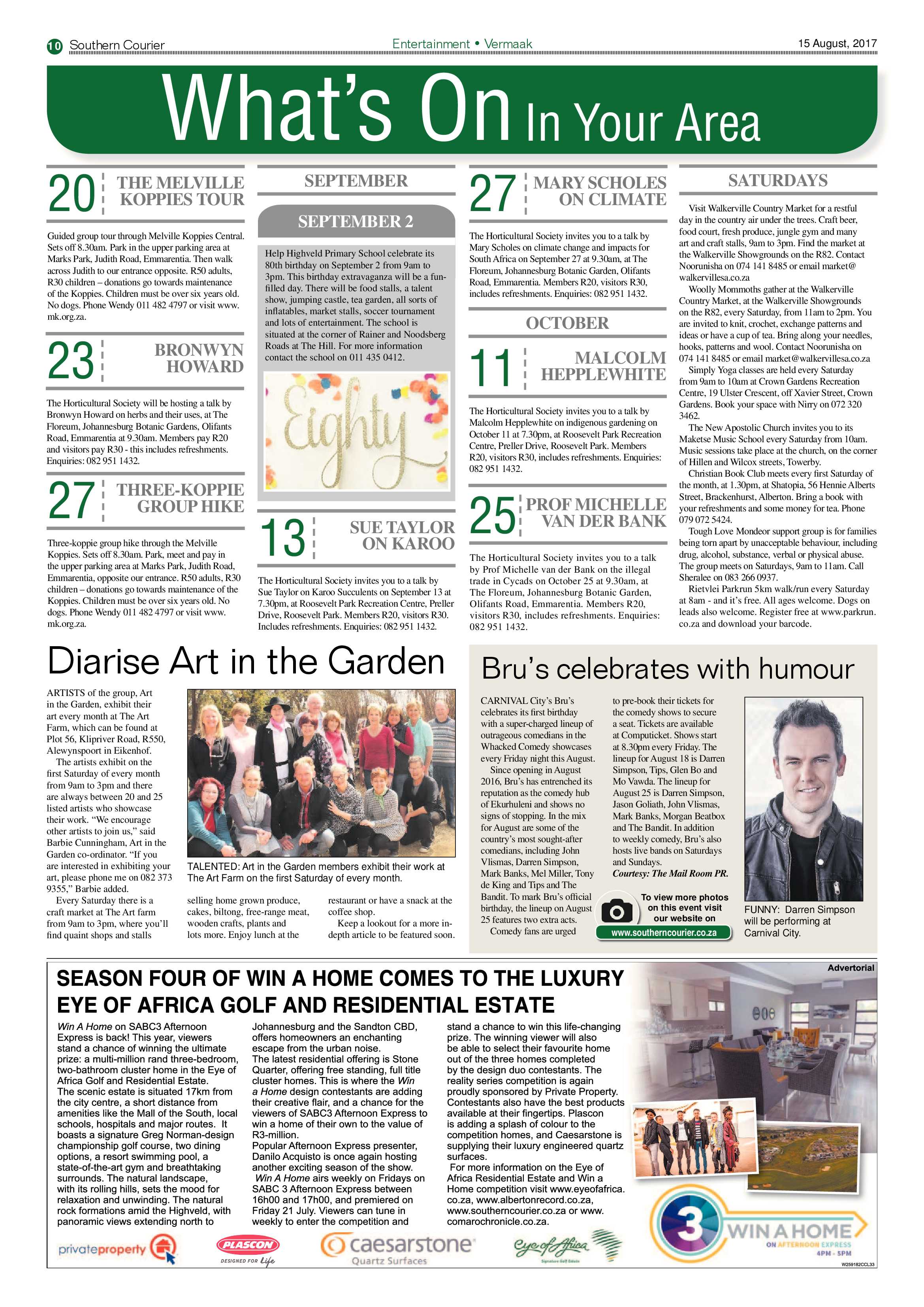 Southern Courier 15 August 2017 page 10