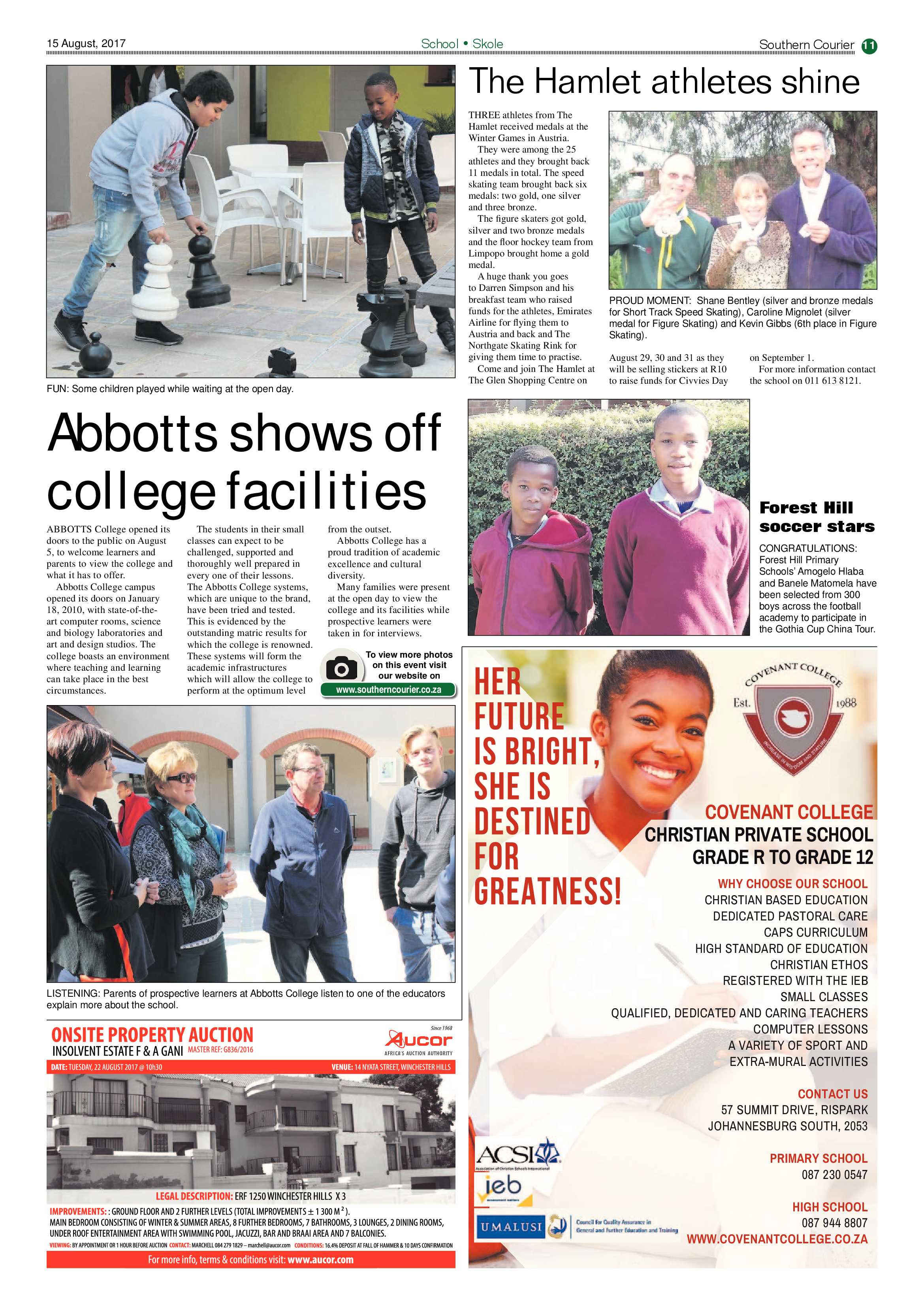 Southern Courier 15 August 2017 page 11