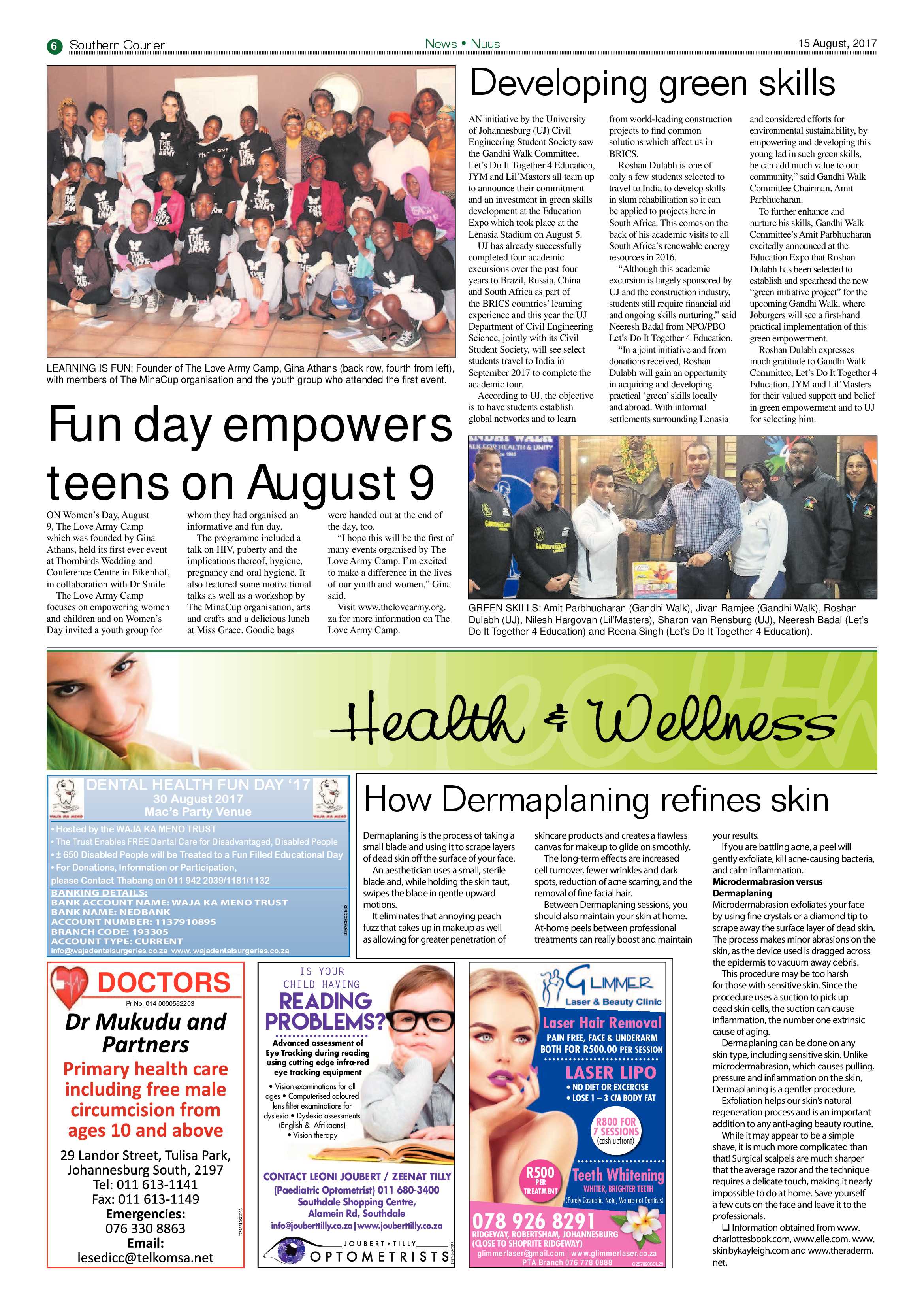 Southern Courier 15 August 2017 page 6