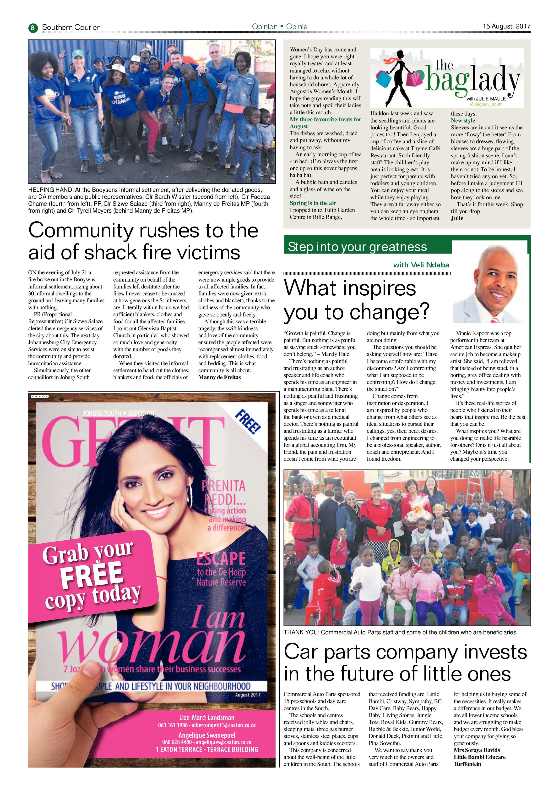 Southern Courier 15 August 2017 page 8