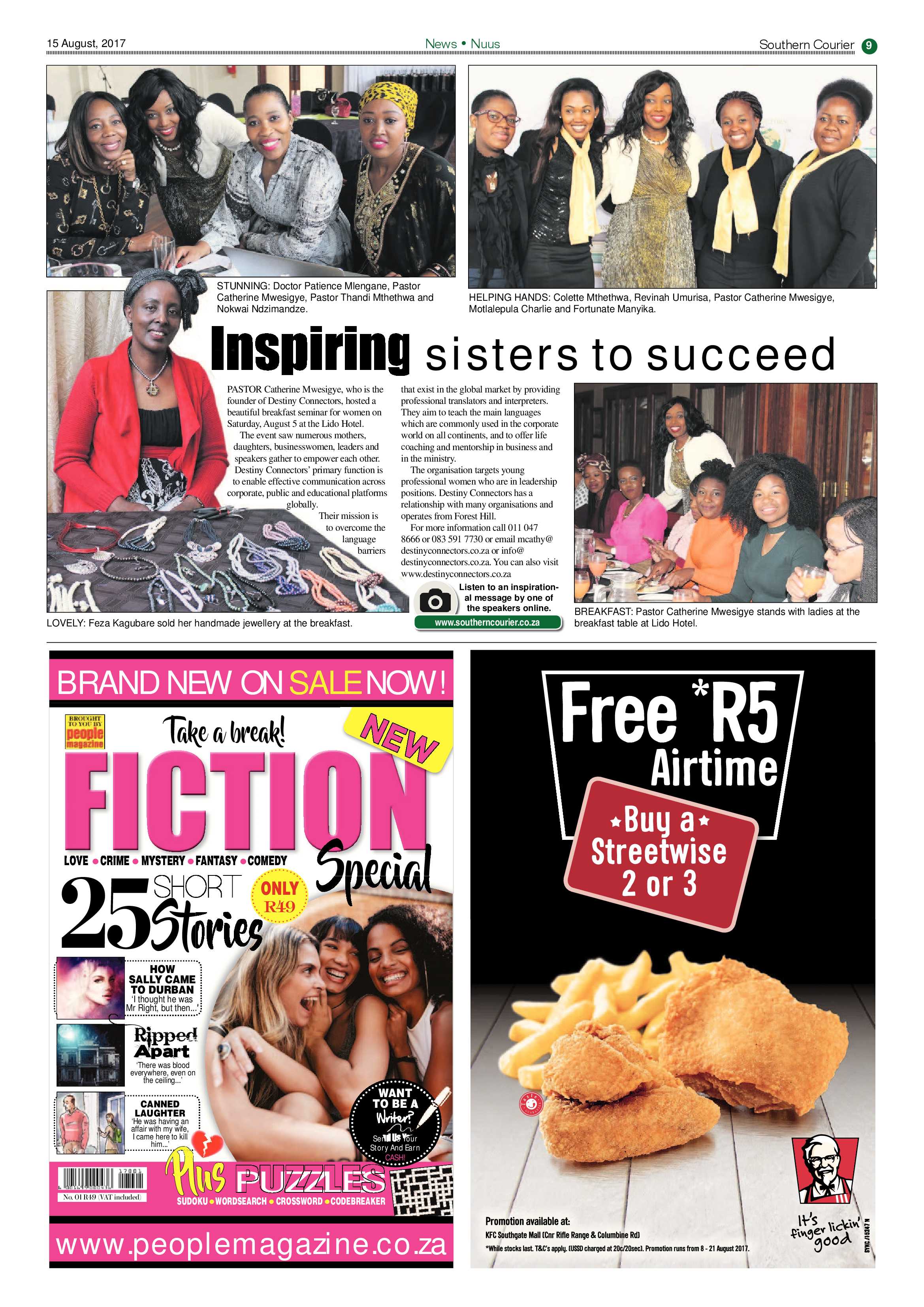 Southern Courier 15 August 2017 page 9
