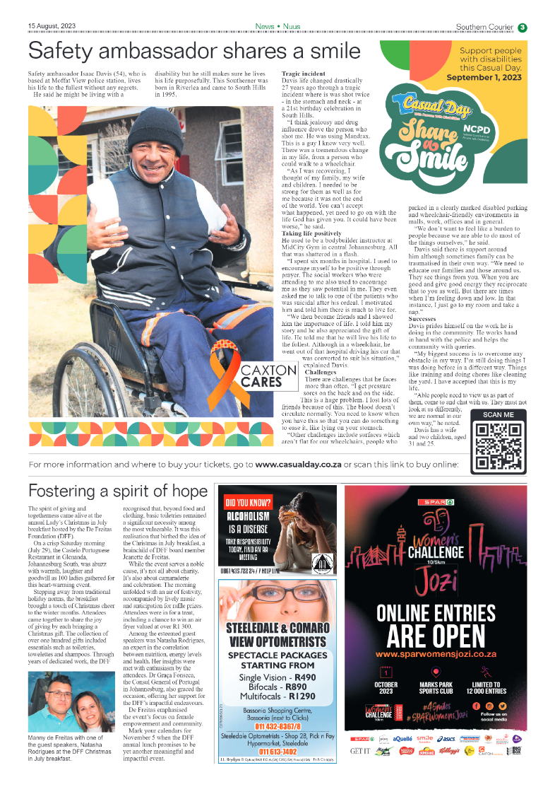 Southern Courier 15 August 2023 page 3