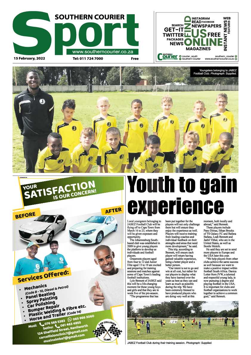 Southern Courier 15 February 2022 page 8