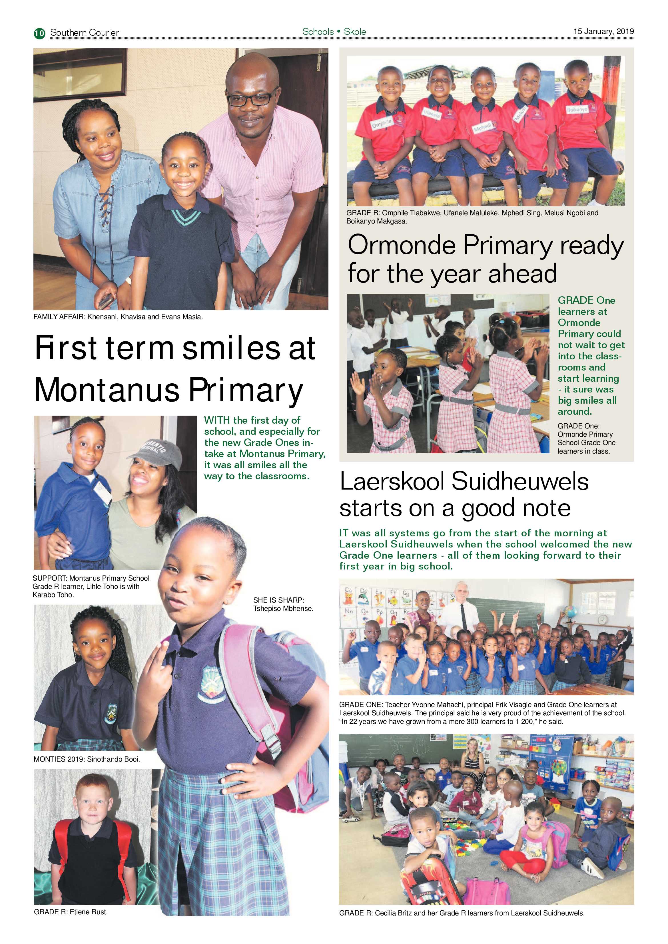 Southern Courier 15 January 2019 page 10