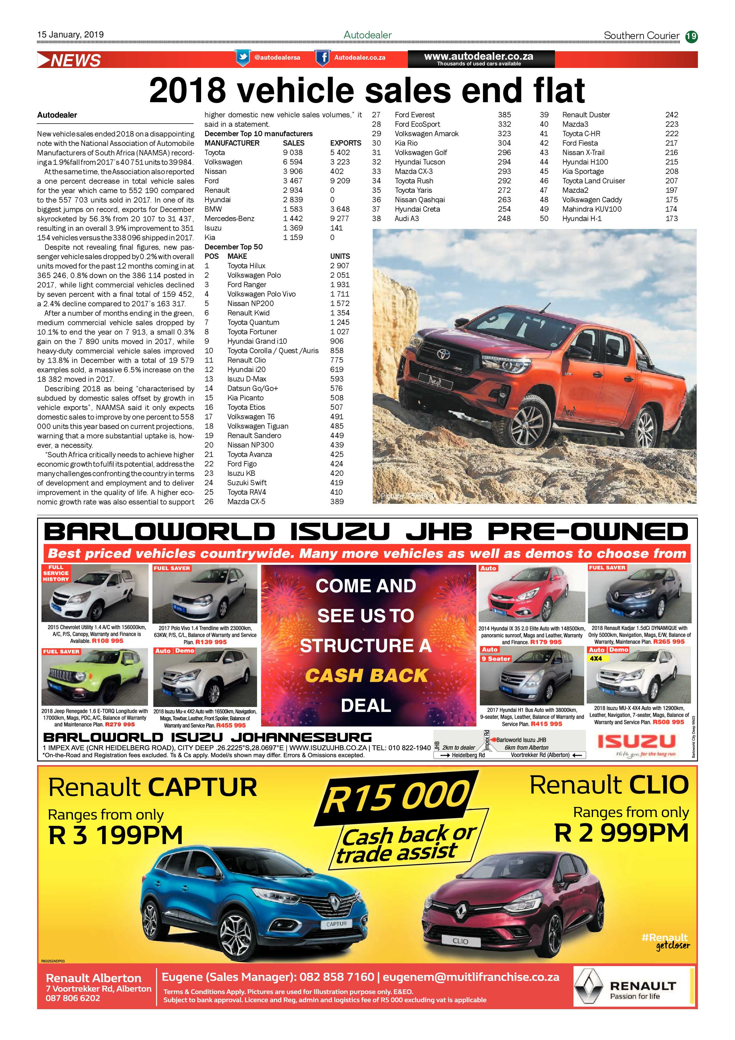 Southern Courier 15 January 2019 page 19