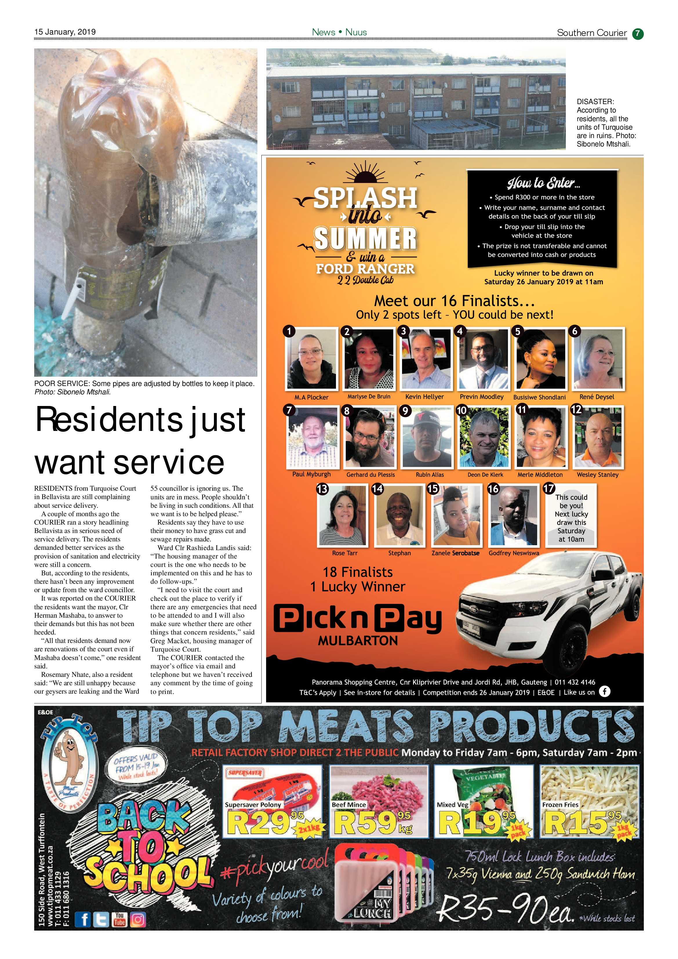 Southern Courier 15 January 2019 page 7