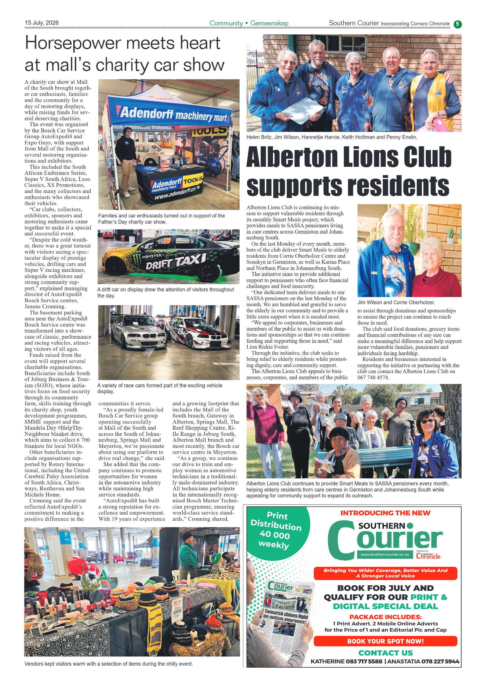 Southern Courier 15 July 2026 page 5