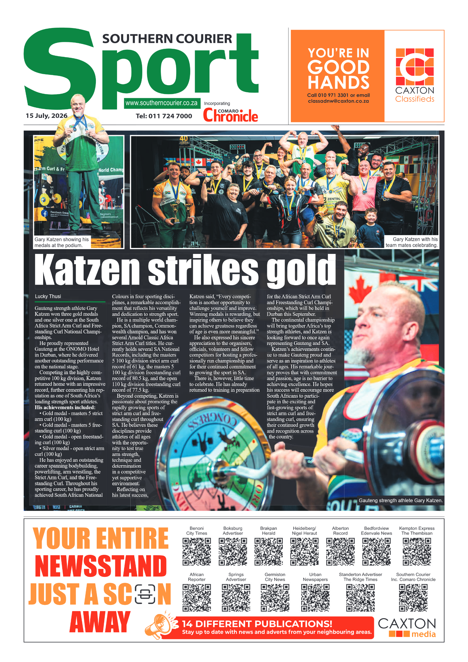Southern Courier 15 July 2026 page 8