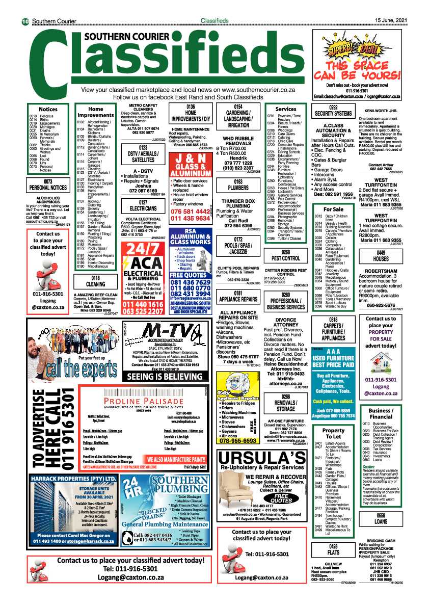 Southern Courier 15 June 2021 page 10