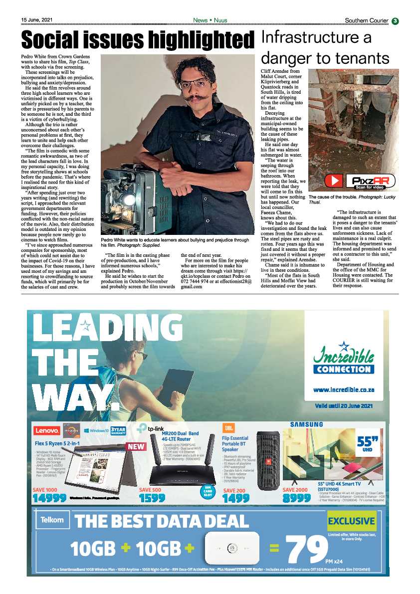 Southern Courier 15 June 2021 page 3