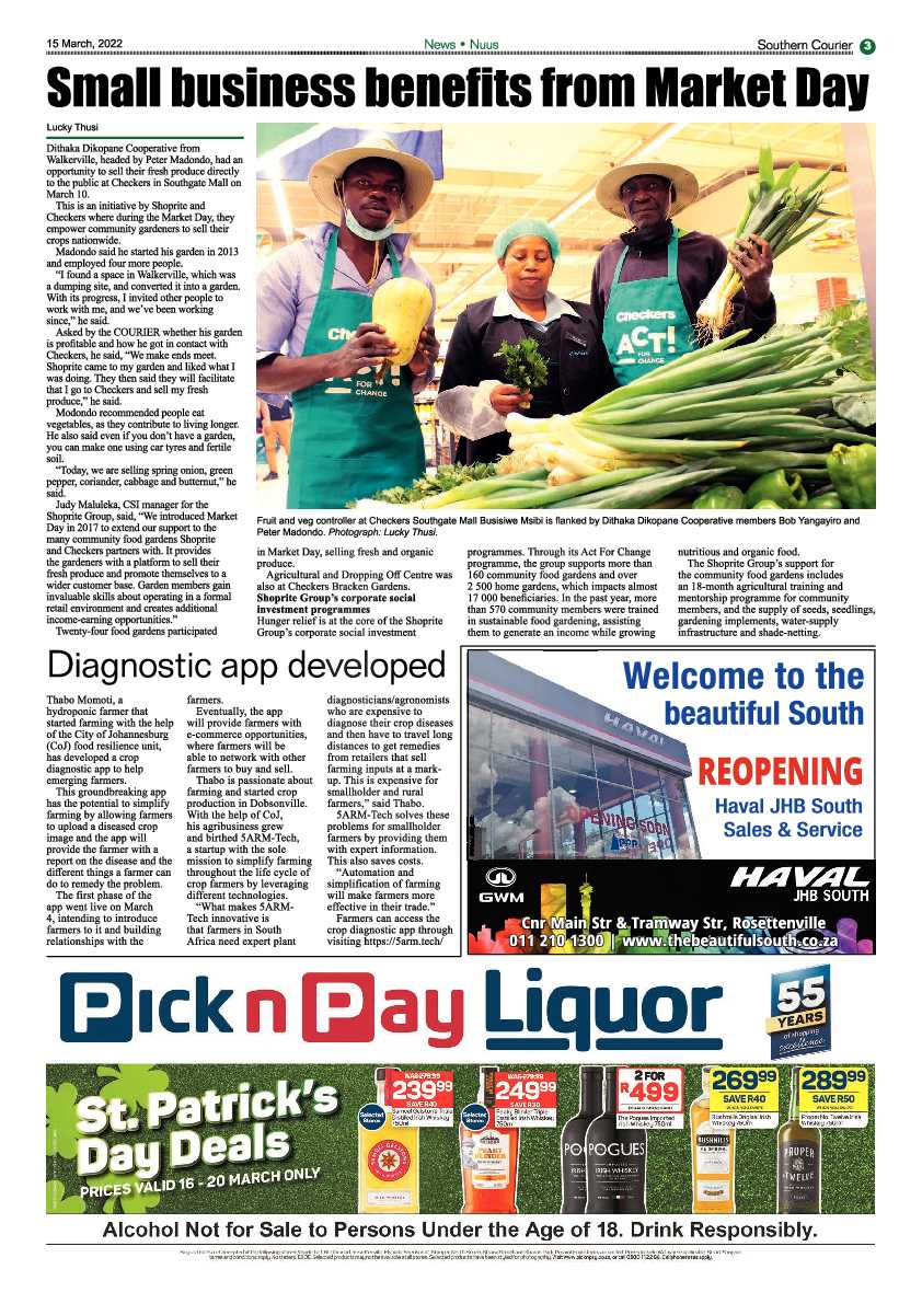Southern Courier 15 March 2022 page 3