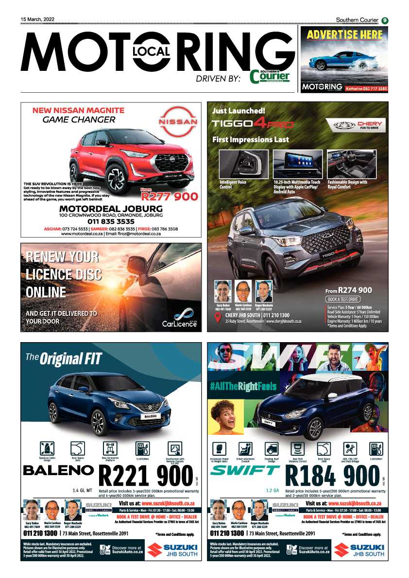 Southern Courier 15 March 2022 page 9