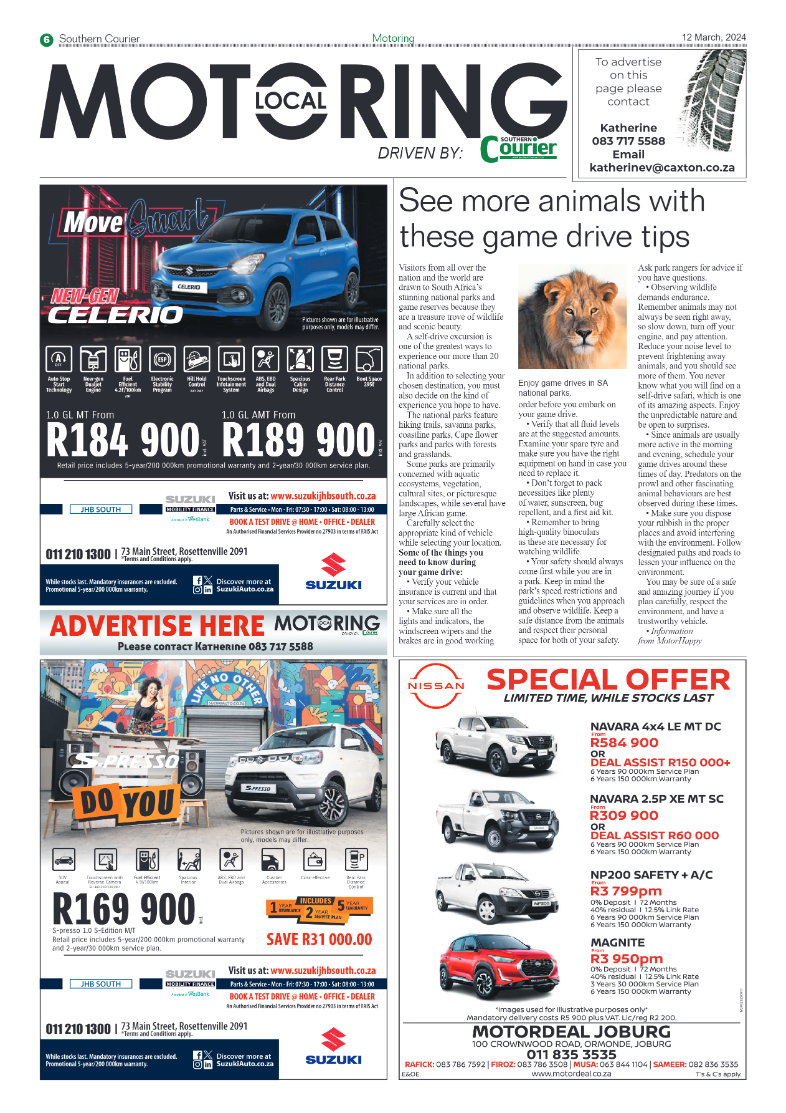 Southern Courier 15 March 2024 page 6