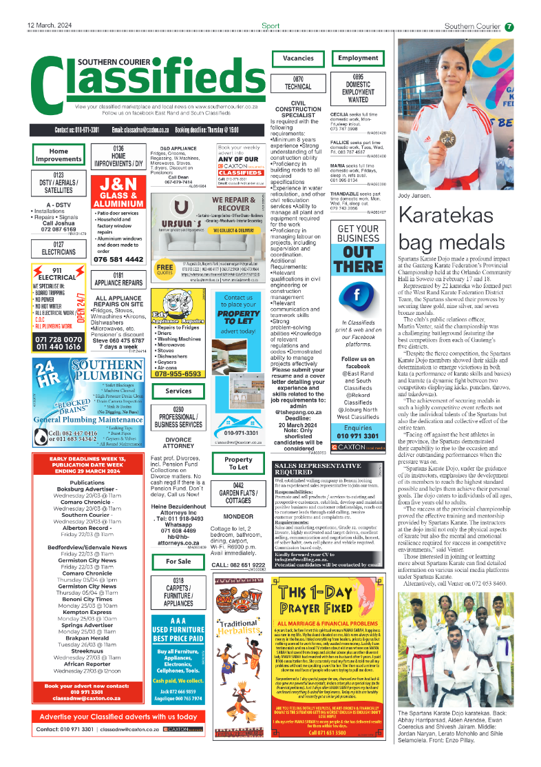Southern Courier 15 March 2024 page 7