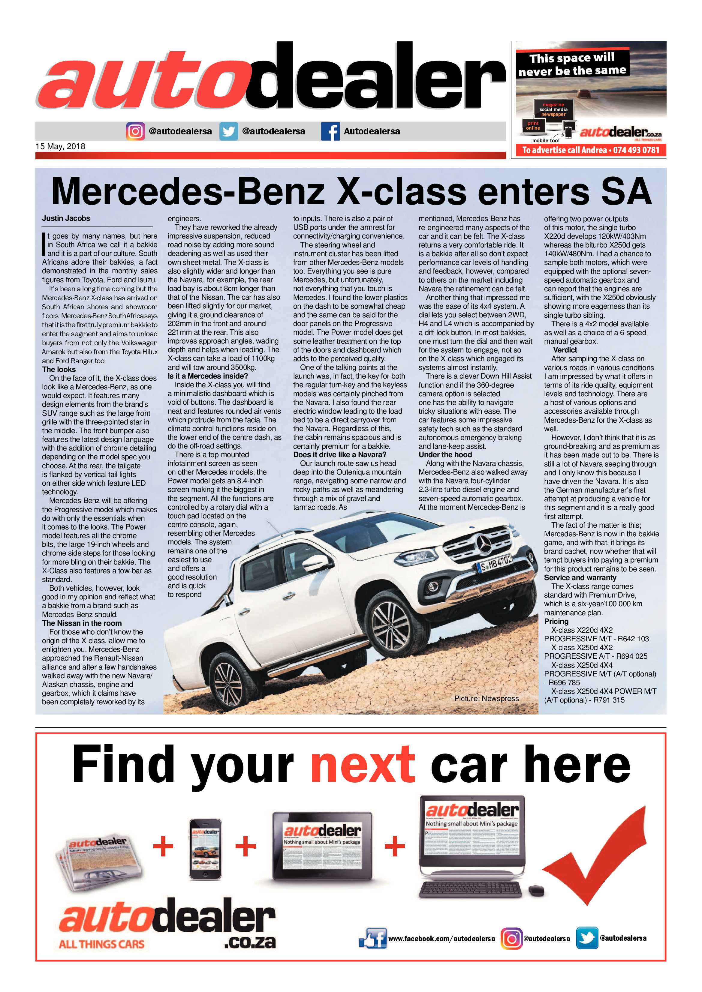 Southern Courier 15 May 2018 page 13