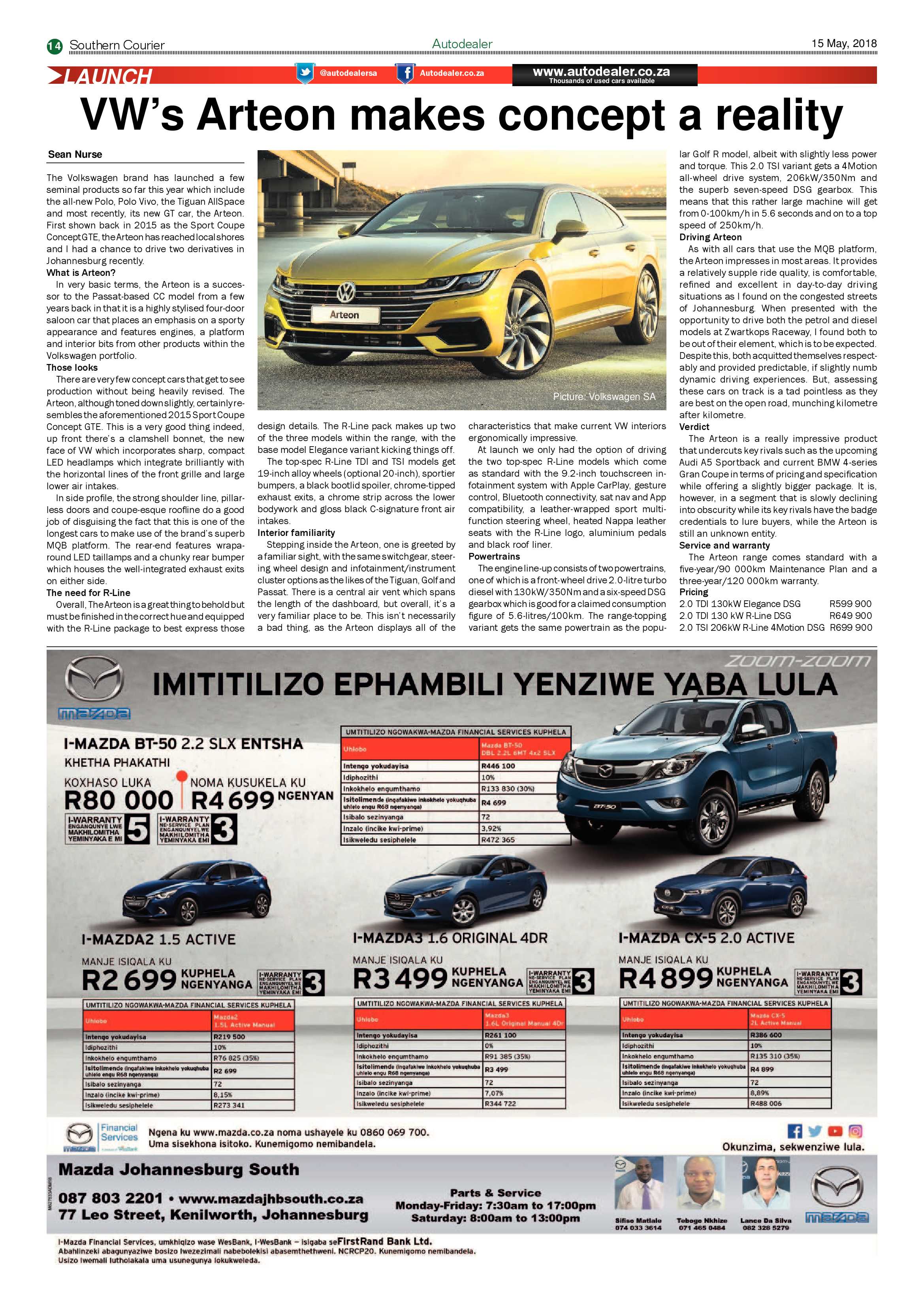 Southern Courier 15 May 2018 page 14