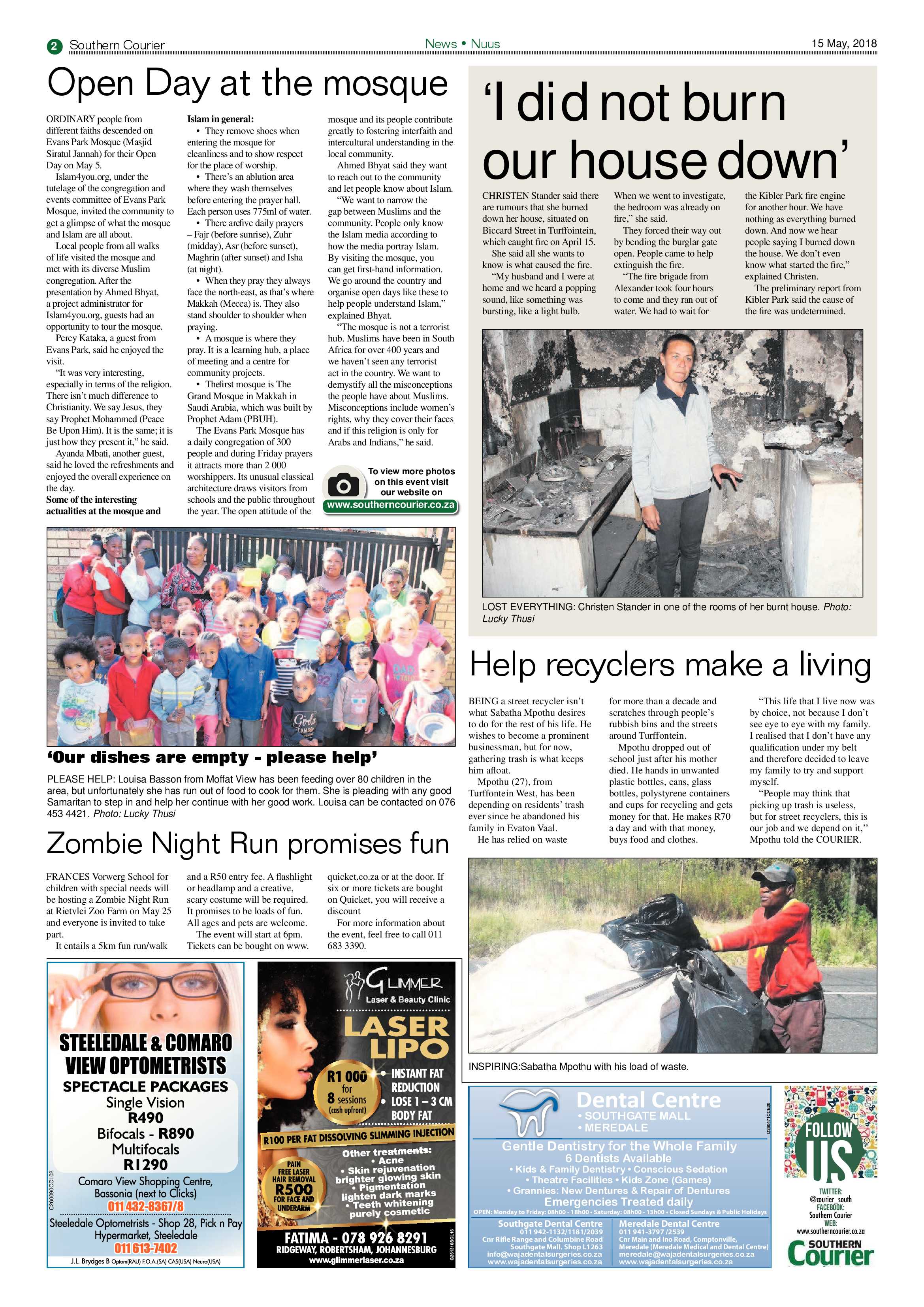 Southern Courier 15 May 2018 page 2
