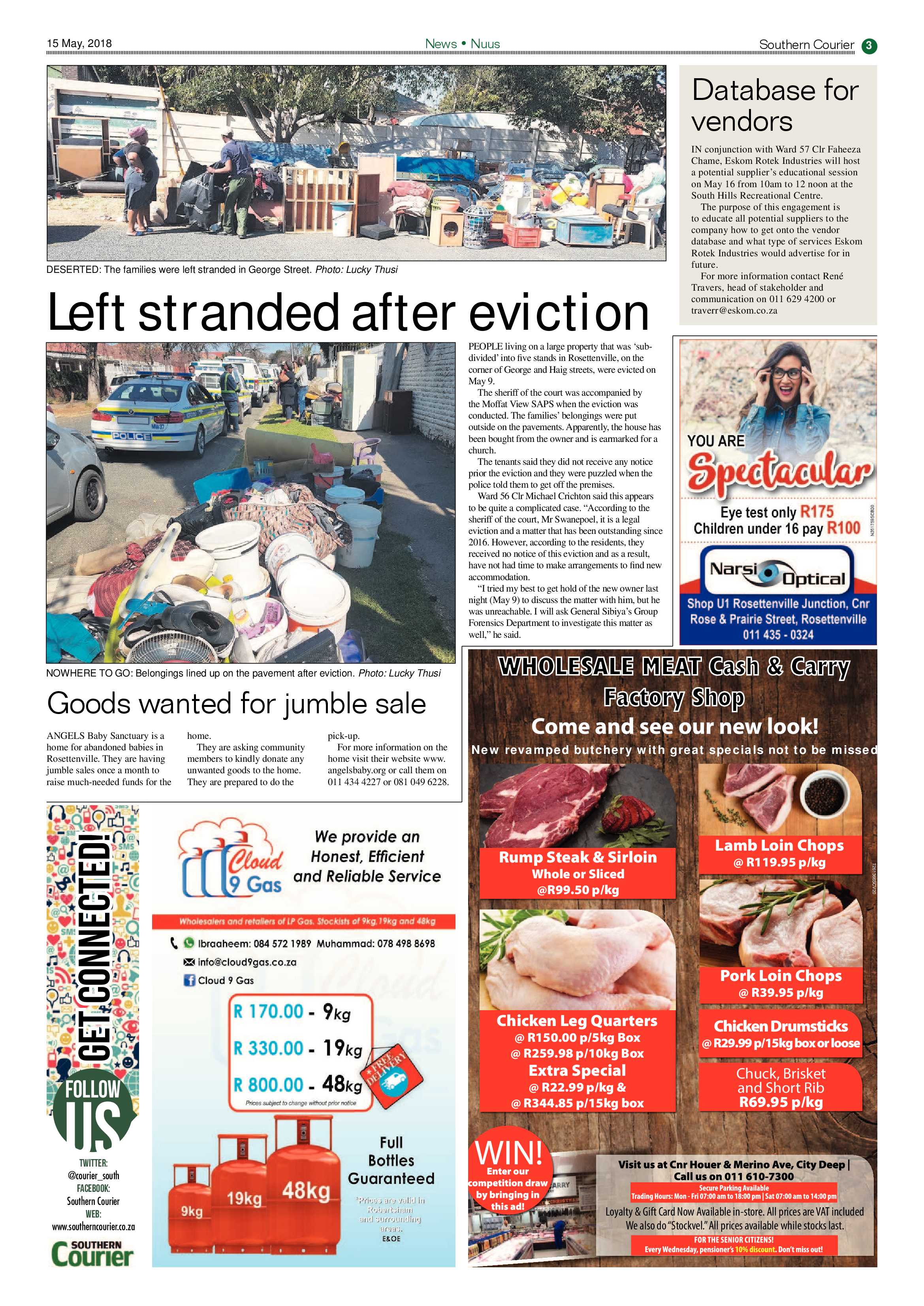 Southern Courier 15 May 2018 page 3