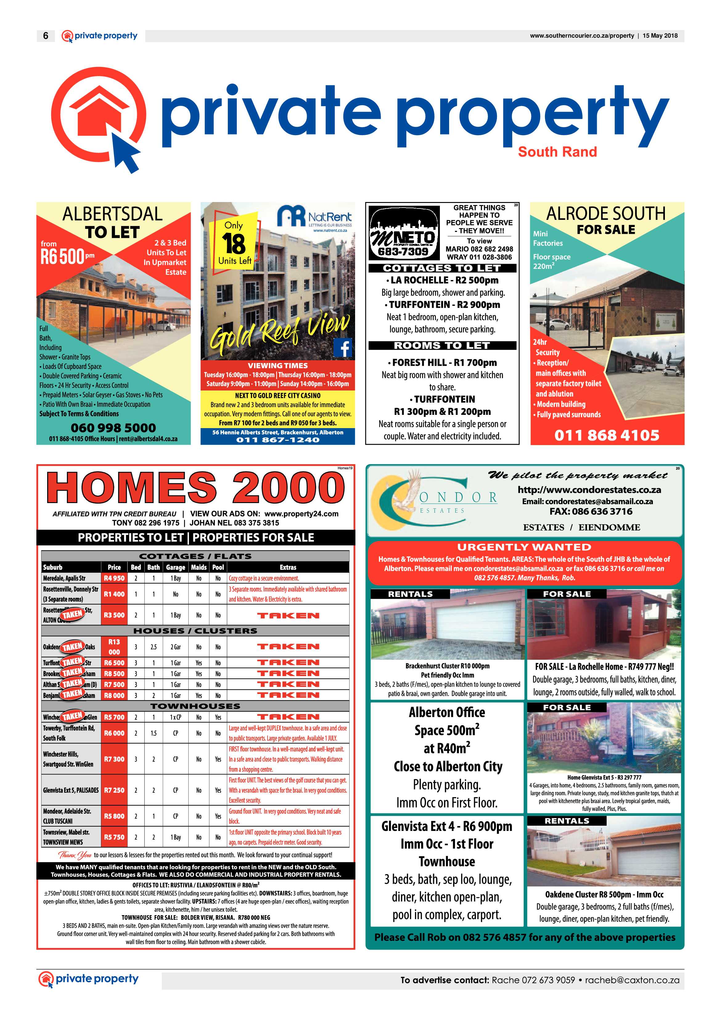 Southern Courier 15 May 2018 page 6