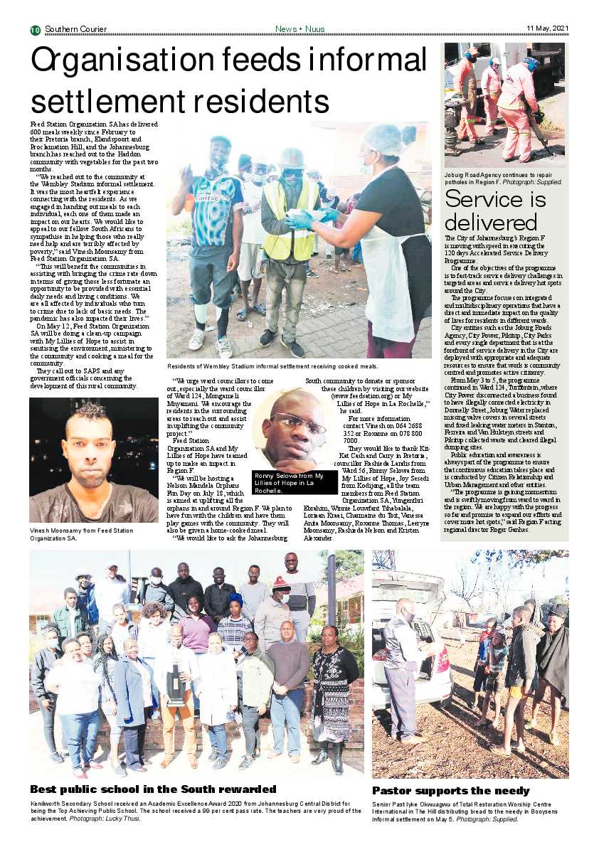 Southern Courier 14 May 2021 page 10