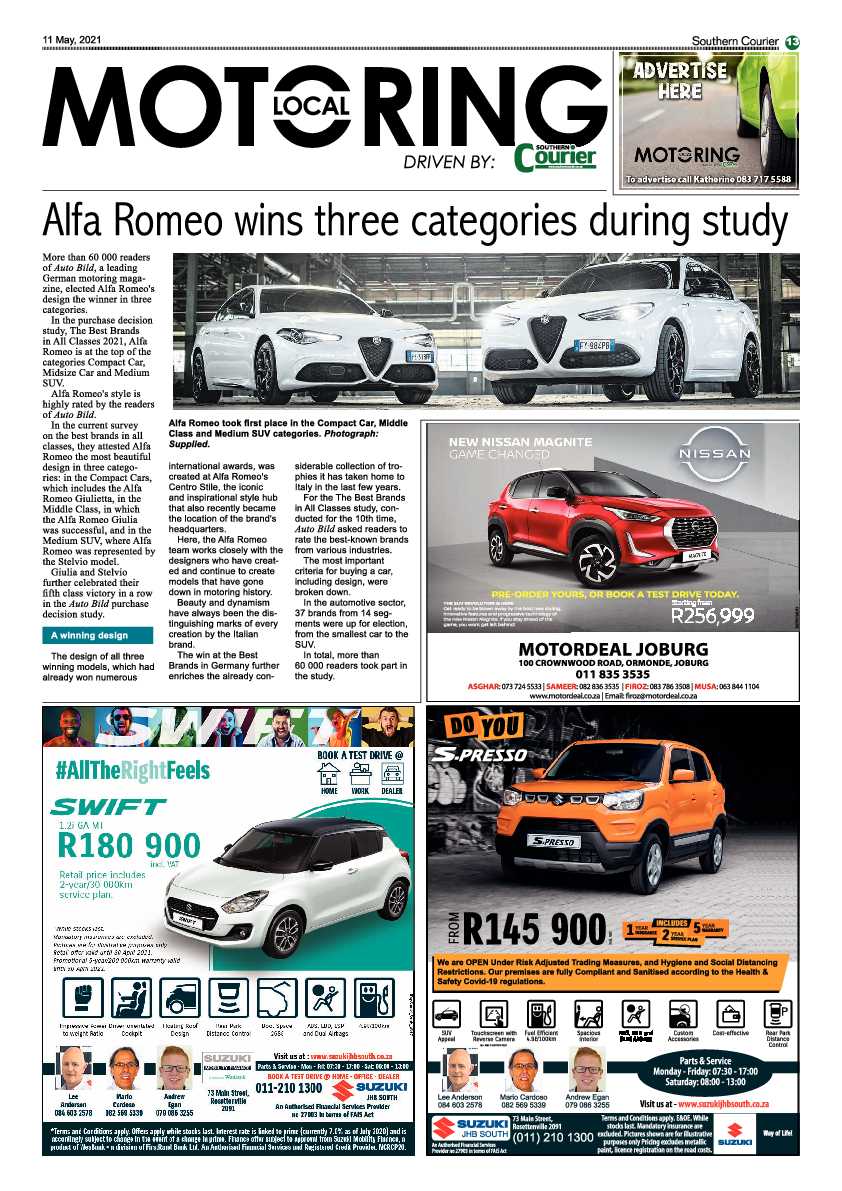 Southern Courier 14 May 2021 page 13
