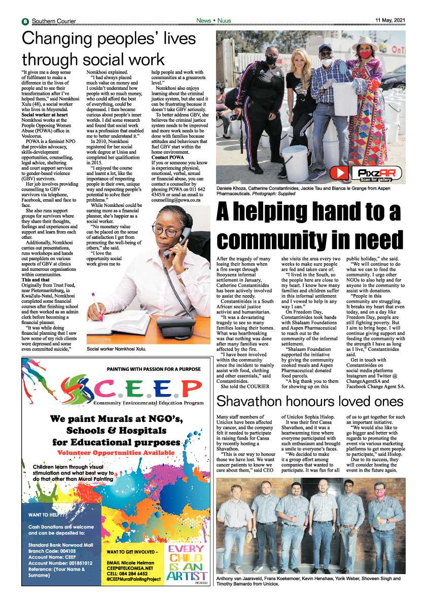 Southern Courier 14 May 2021 page 8