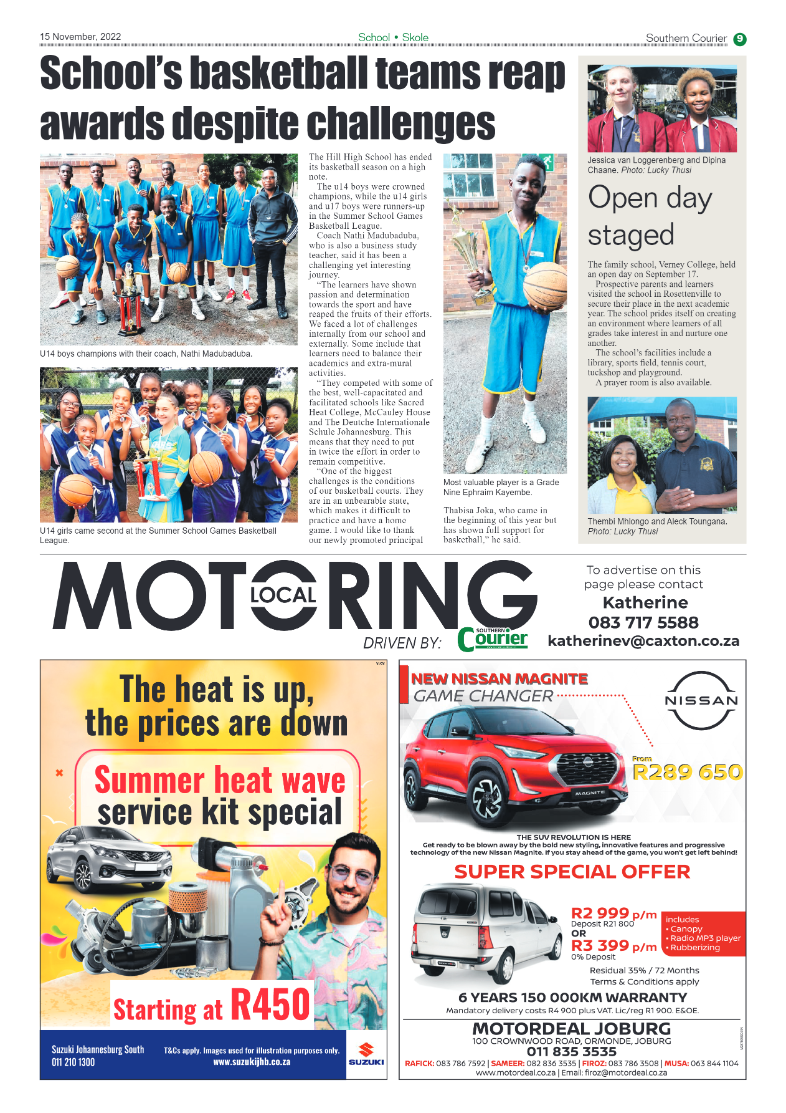 Southern Courier 15 Nov 2022 page 9