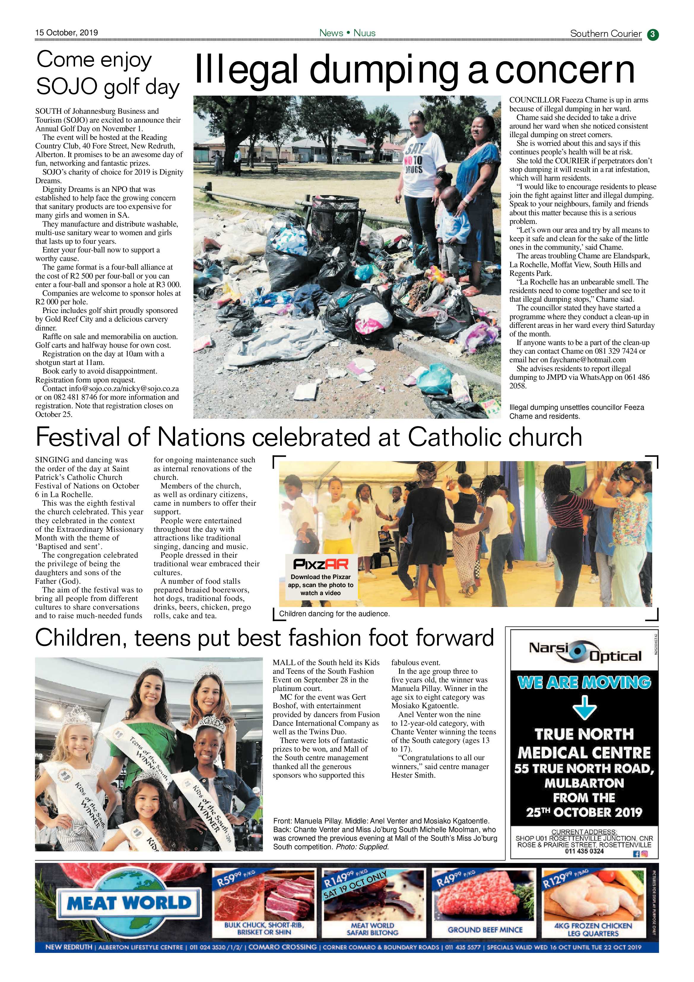 Southern Courier 15 October 2019 page 3