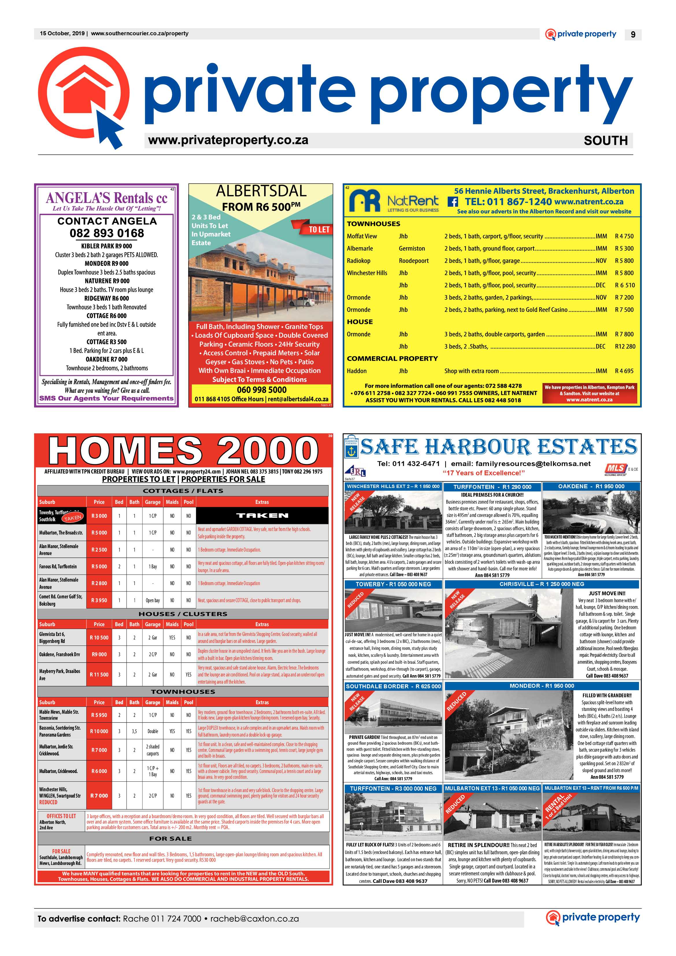 Southern Courier 15 October 2019 page 9