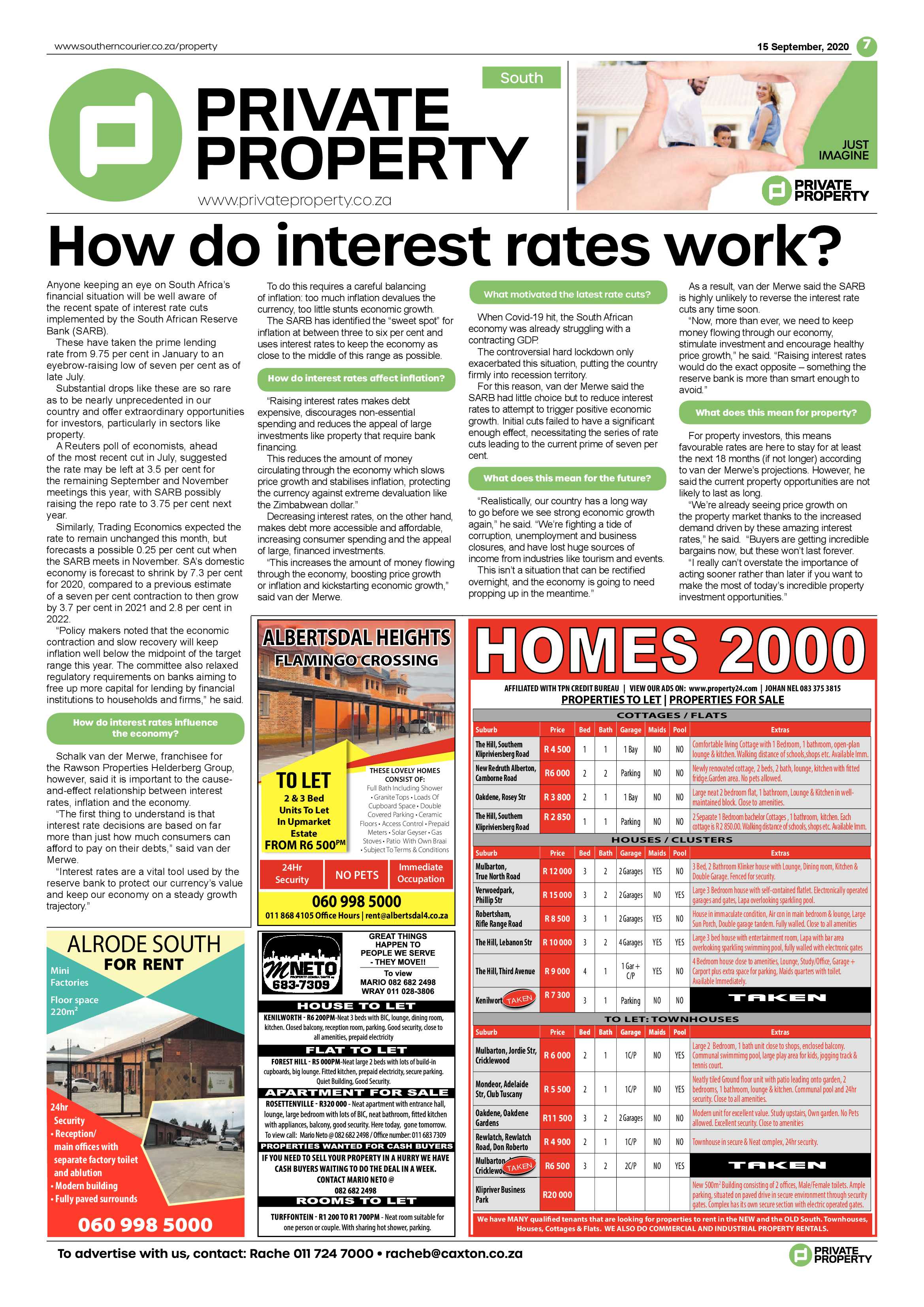 Southern Courier 15 September 2020 page 7