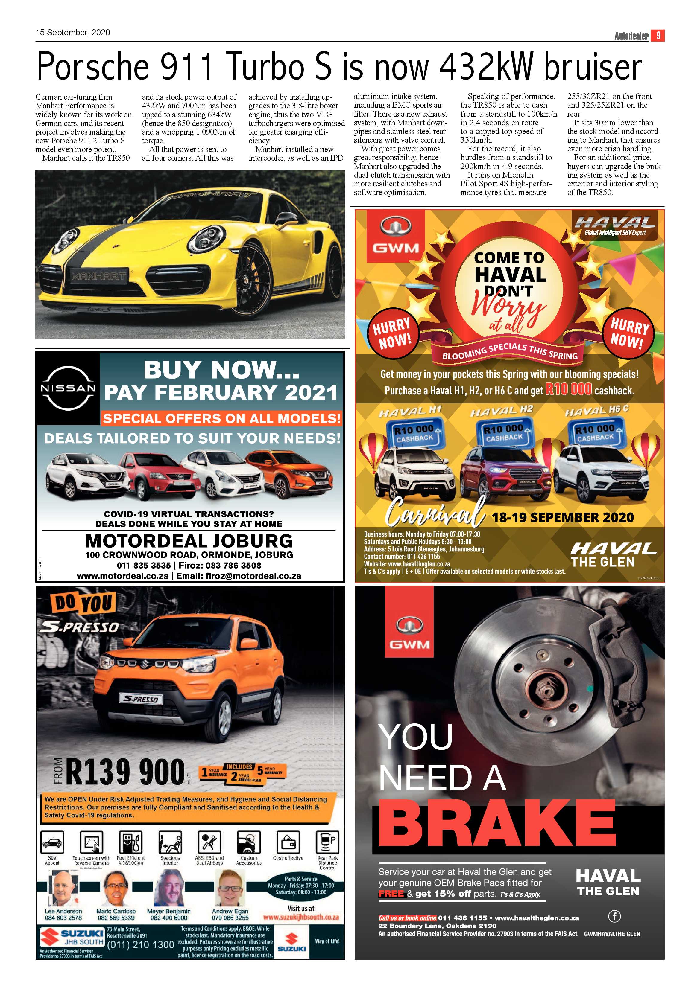 Southern Courier 15 September 2020 page 9