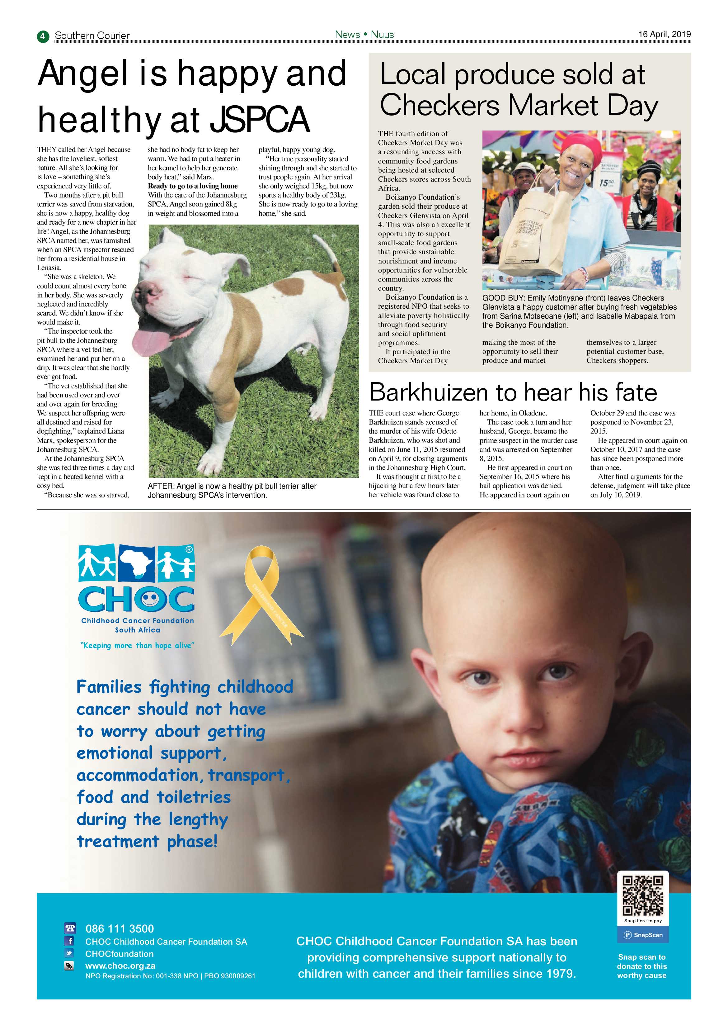 Southern Courier 16 April 2019 page 4