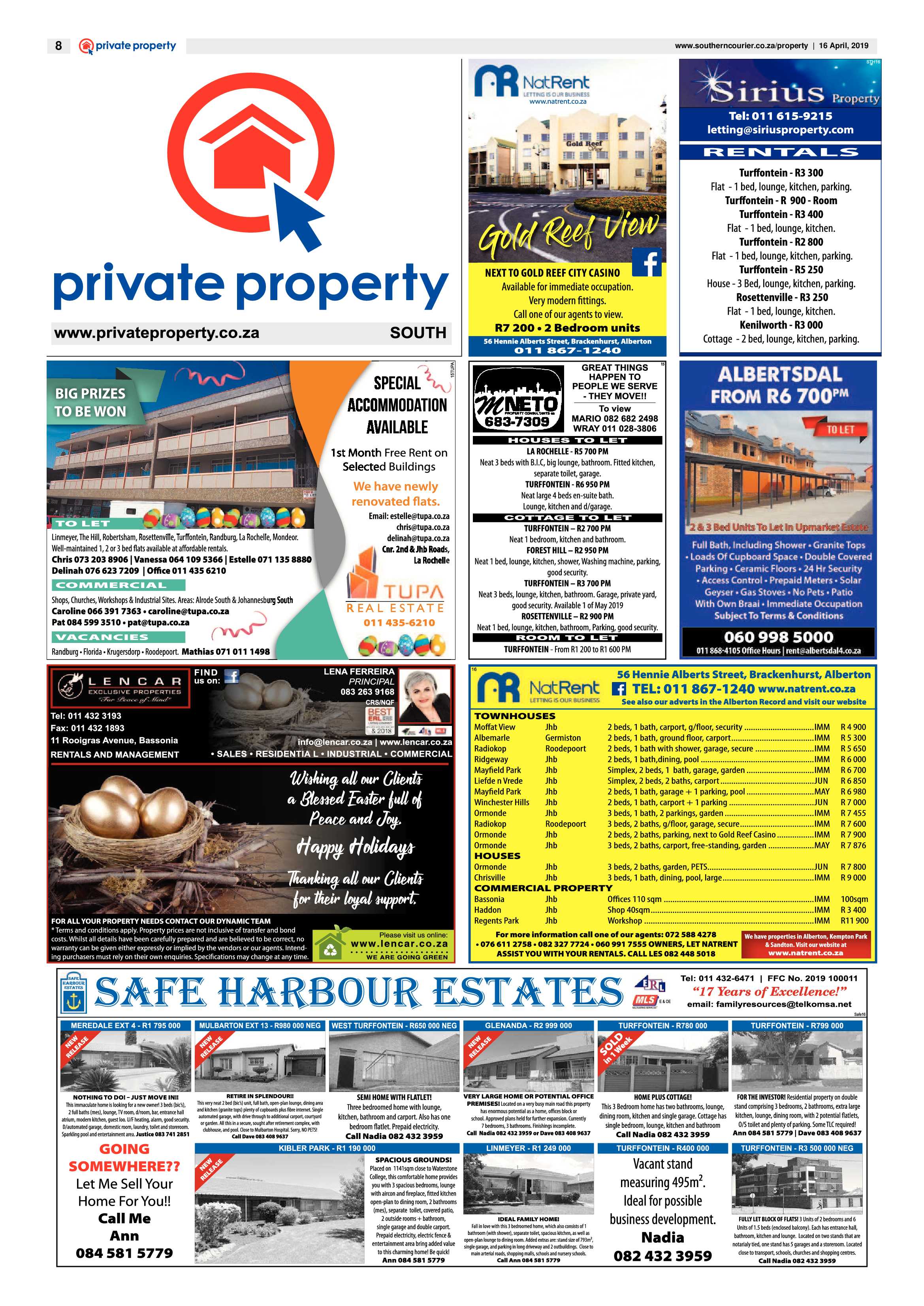 Southern Courier 16 April 2019 page 8