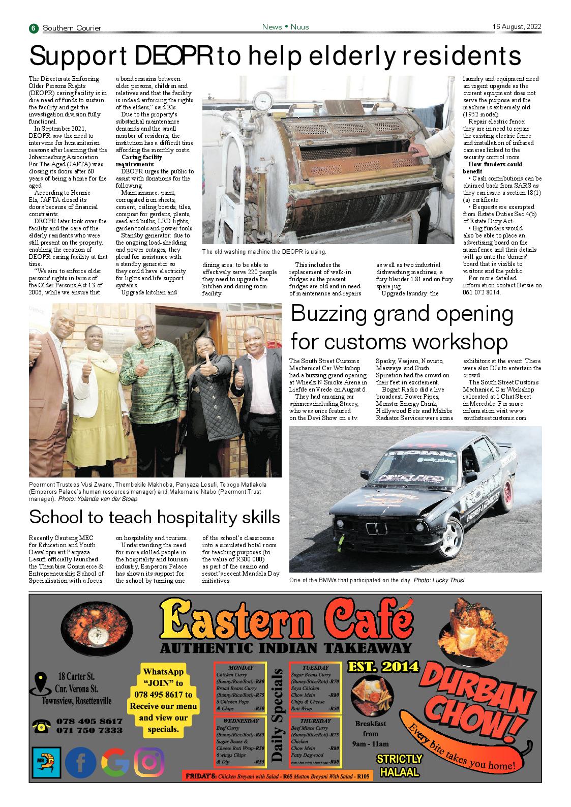 Southern Courier 16 Aug 2022 page 6