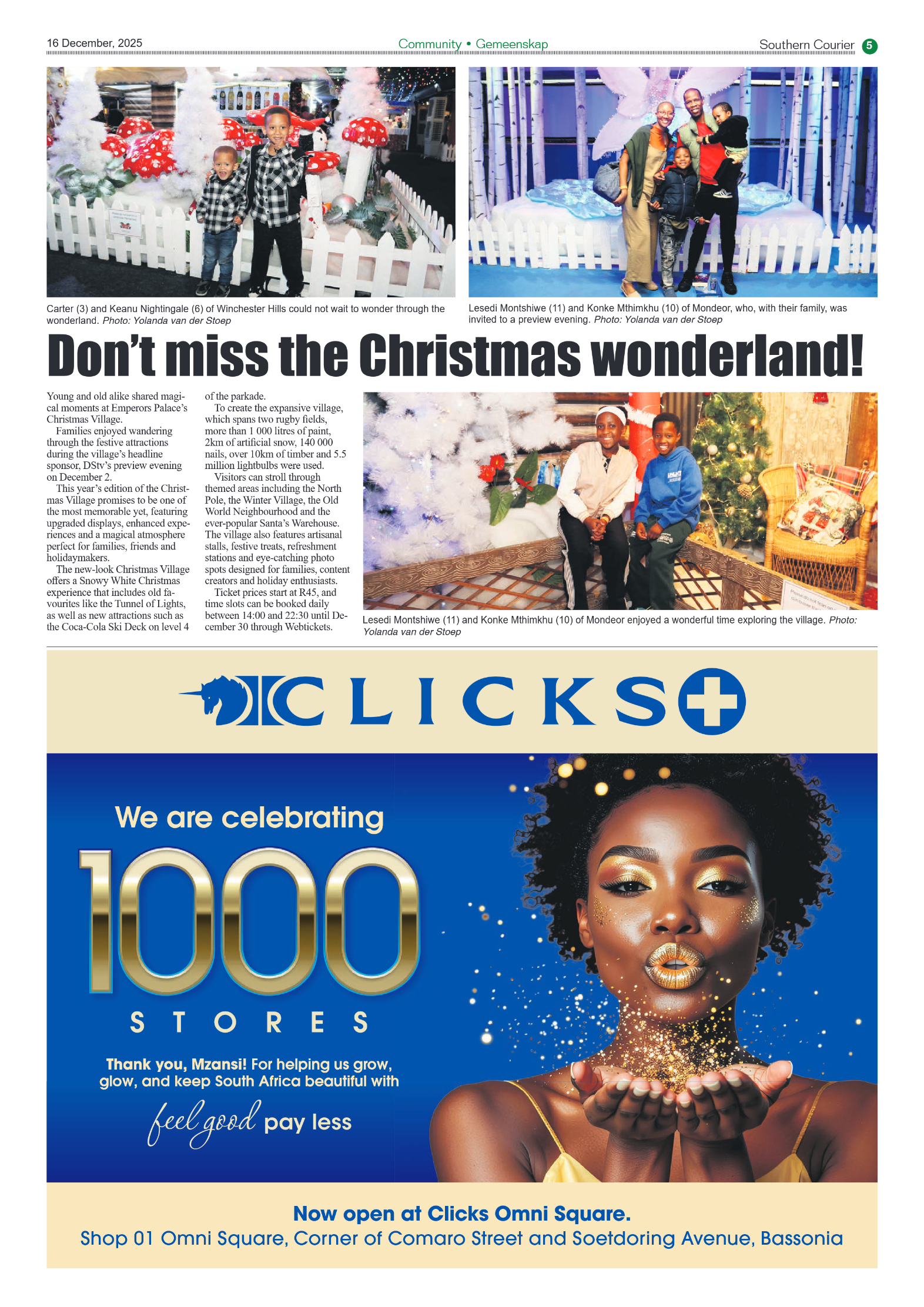 Southern Courier 16 December 2025 page 5