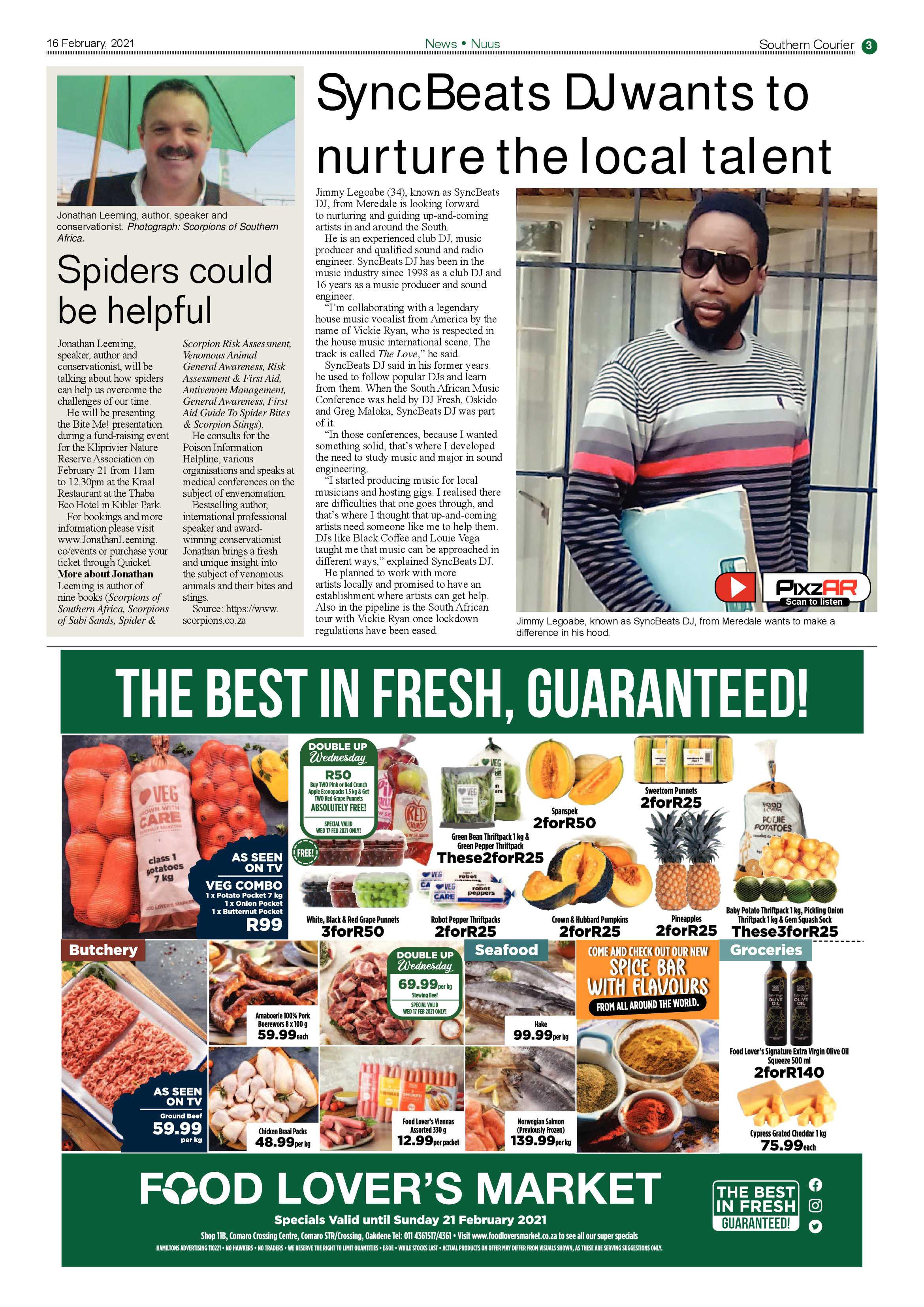 Southern Courier 16 February 2021 page 3