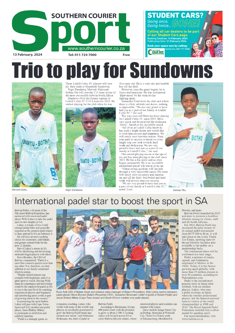 Southern Courier 16 February 2024 page 8