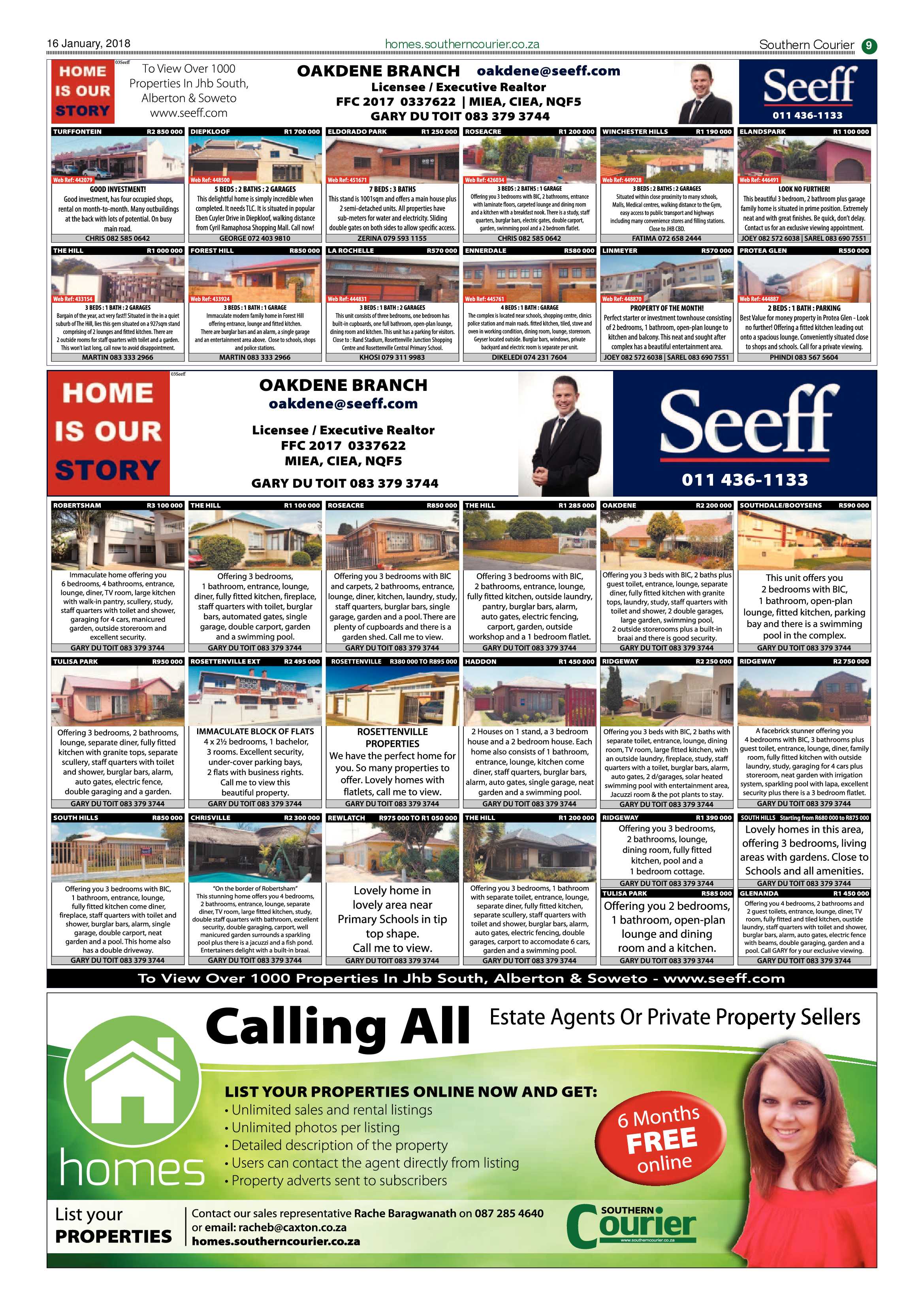 Southern Courier 16 January 2018 page 9